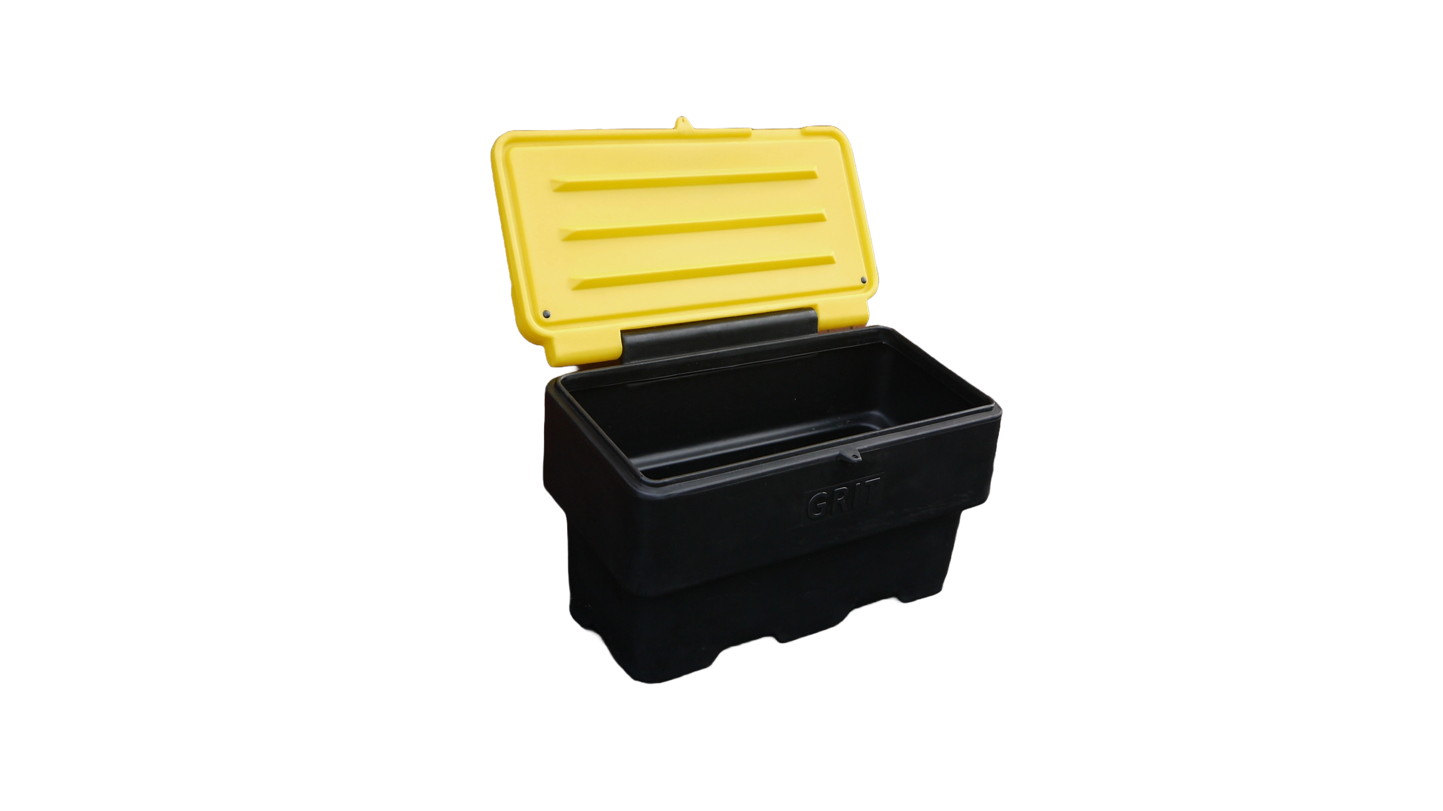 Nevis Grit Bin Salt Box 200kg Black Yellow