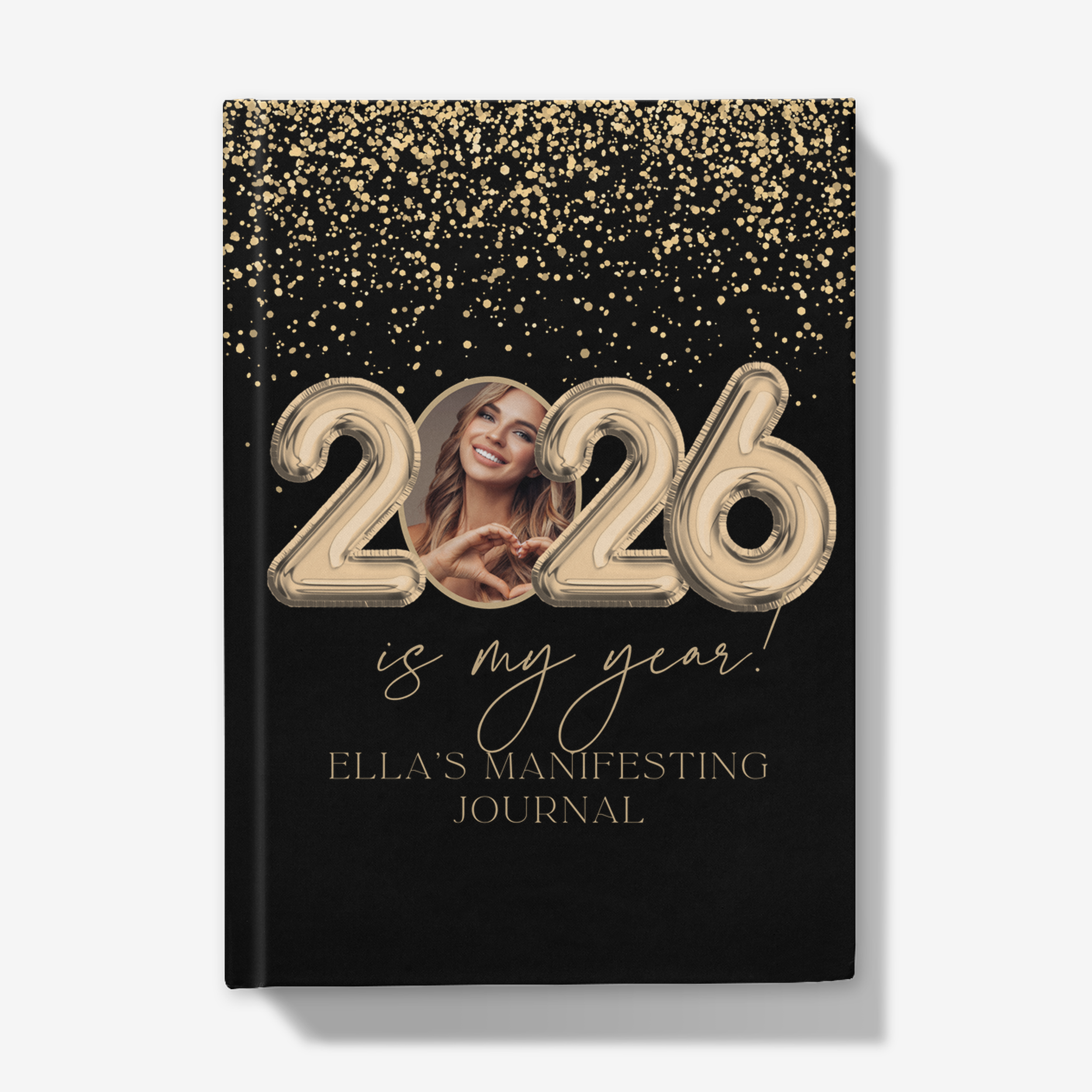 Personalised manifesting journal gold