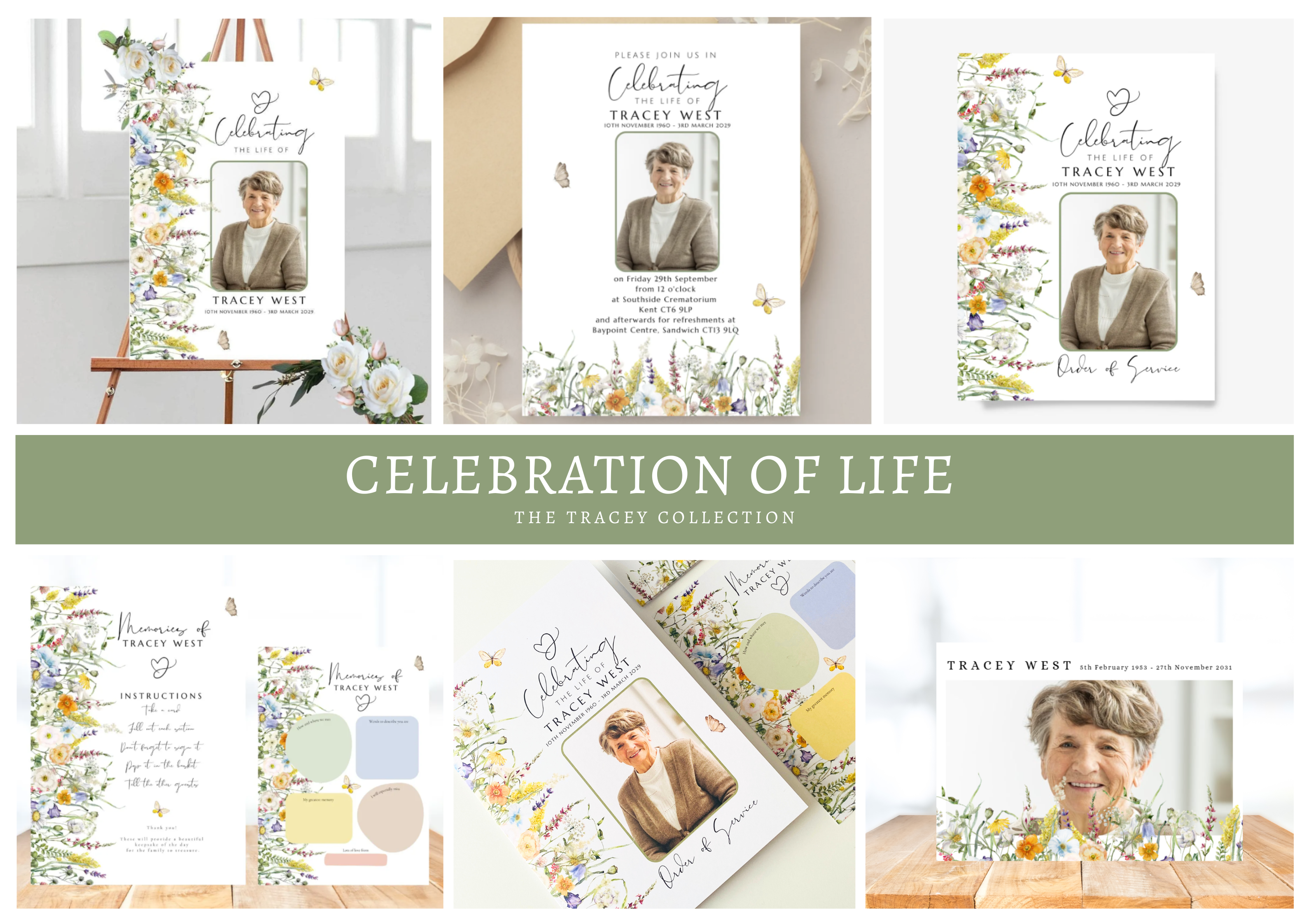 Tracey Funeral Stationery Bundle
