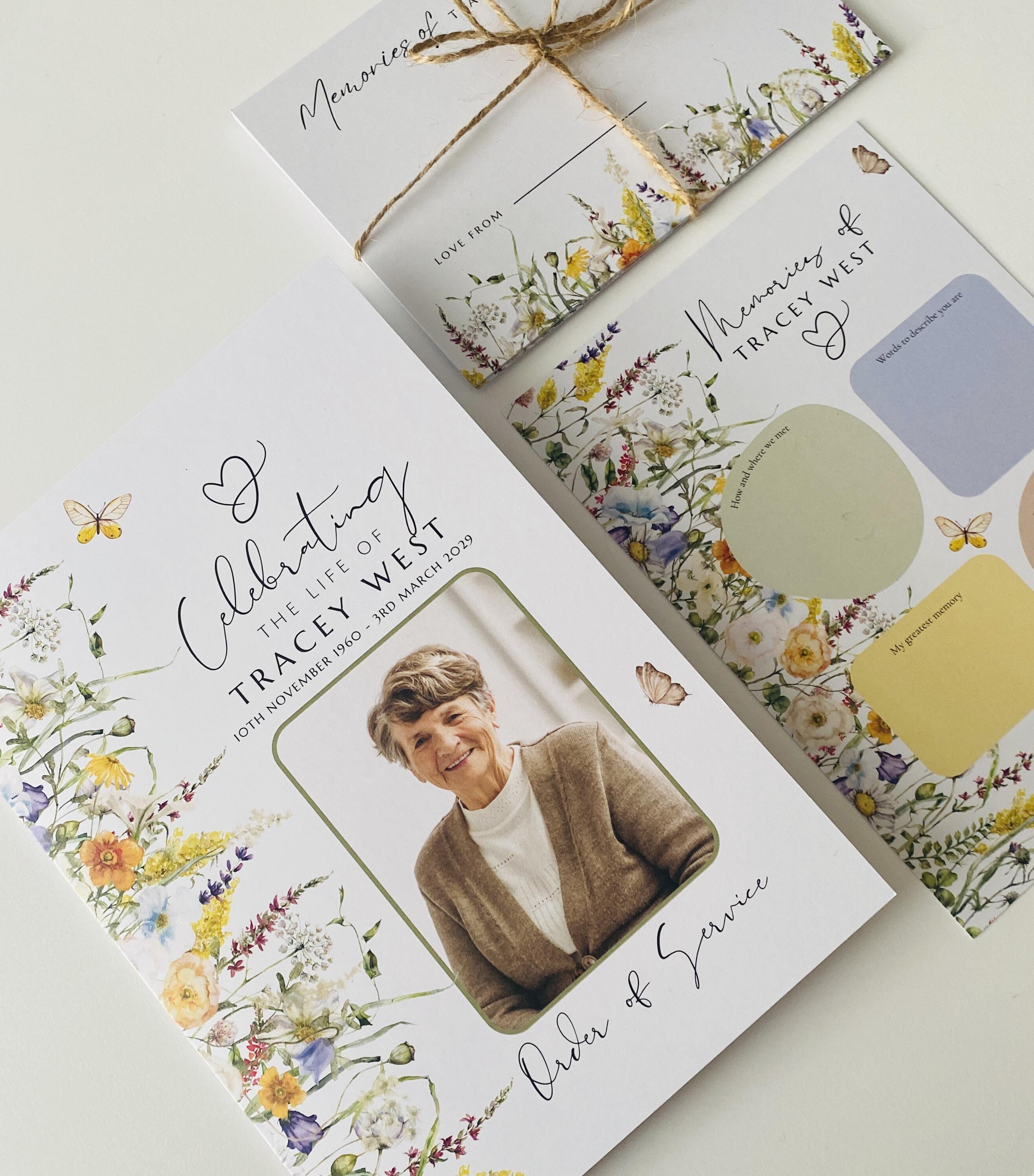 Tracey Funeral Stationery Collection