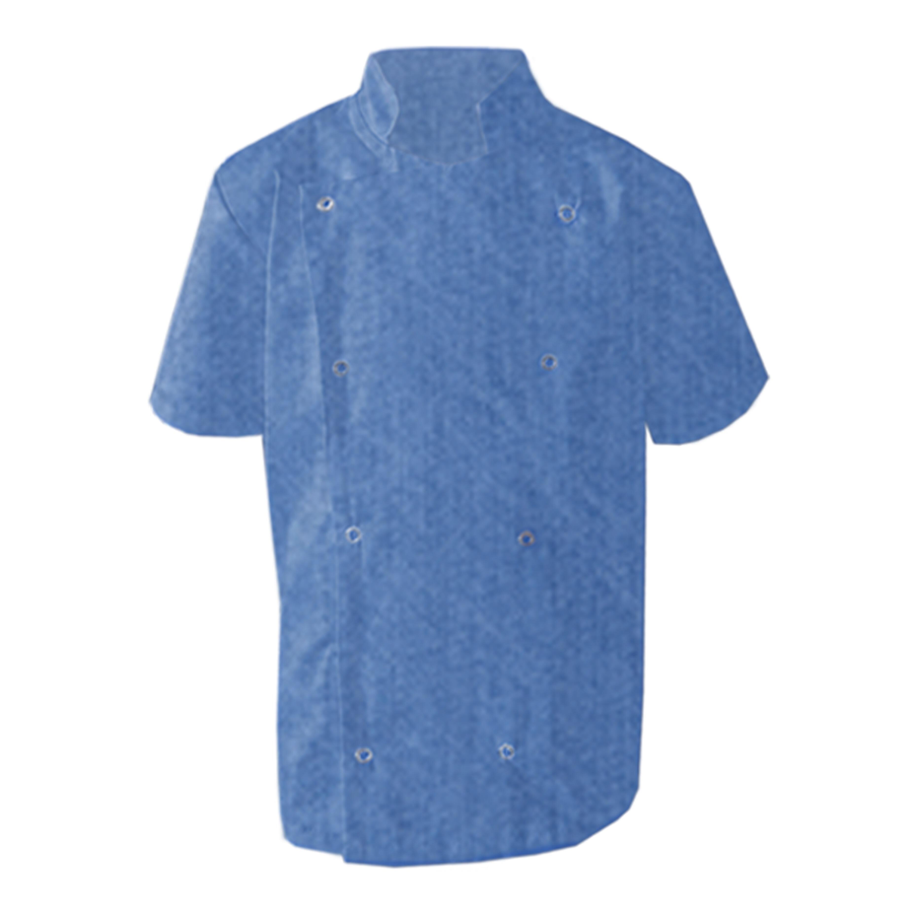 Denim Blue Kids Chef's Jacket with name