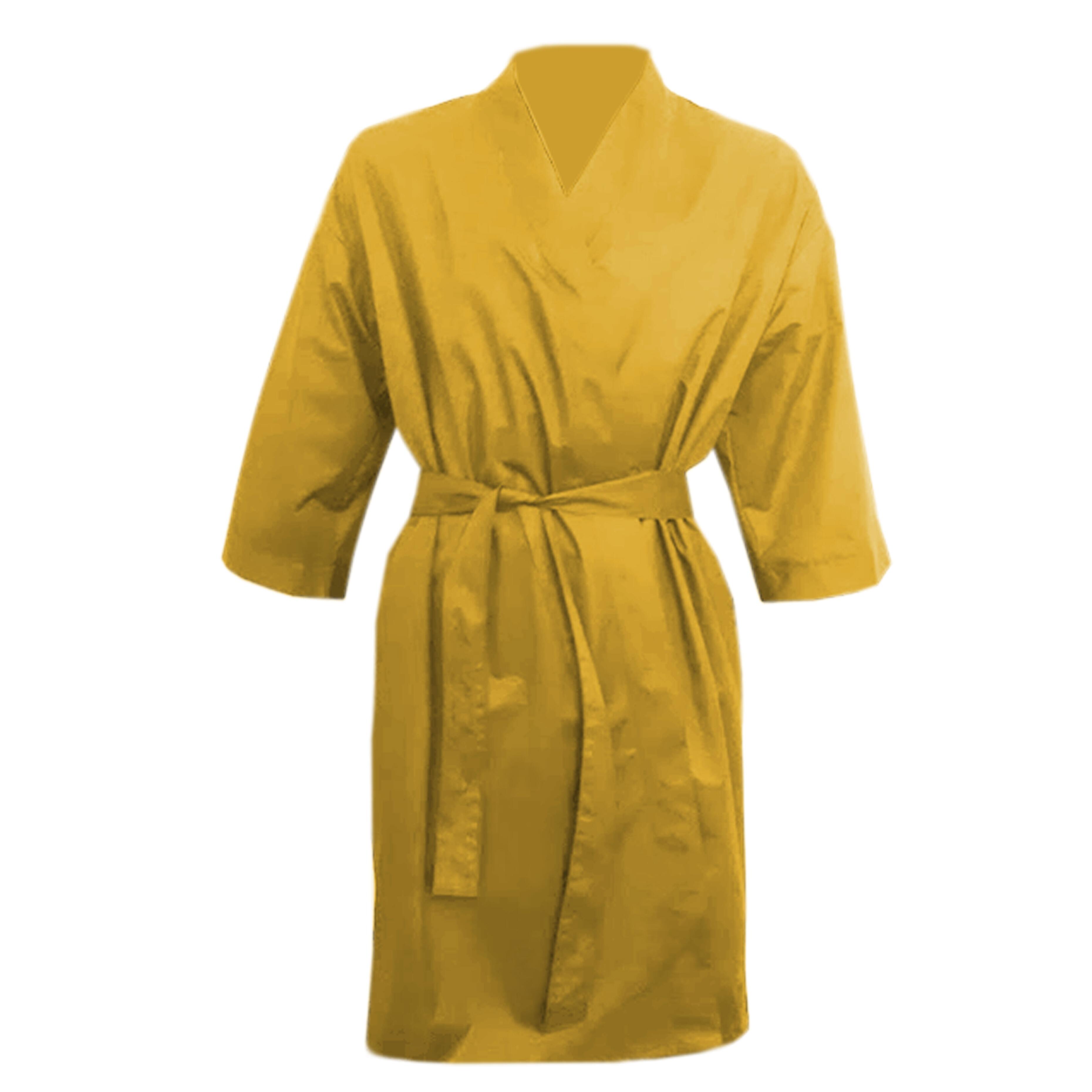 Salon Kids Kimono Gown Mustard Nibano