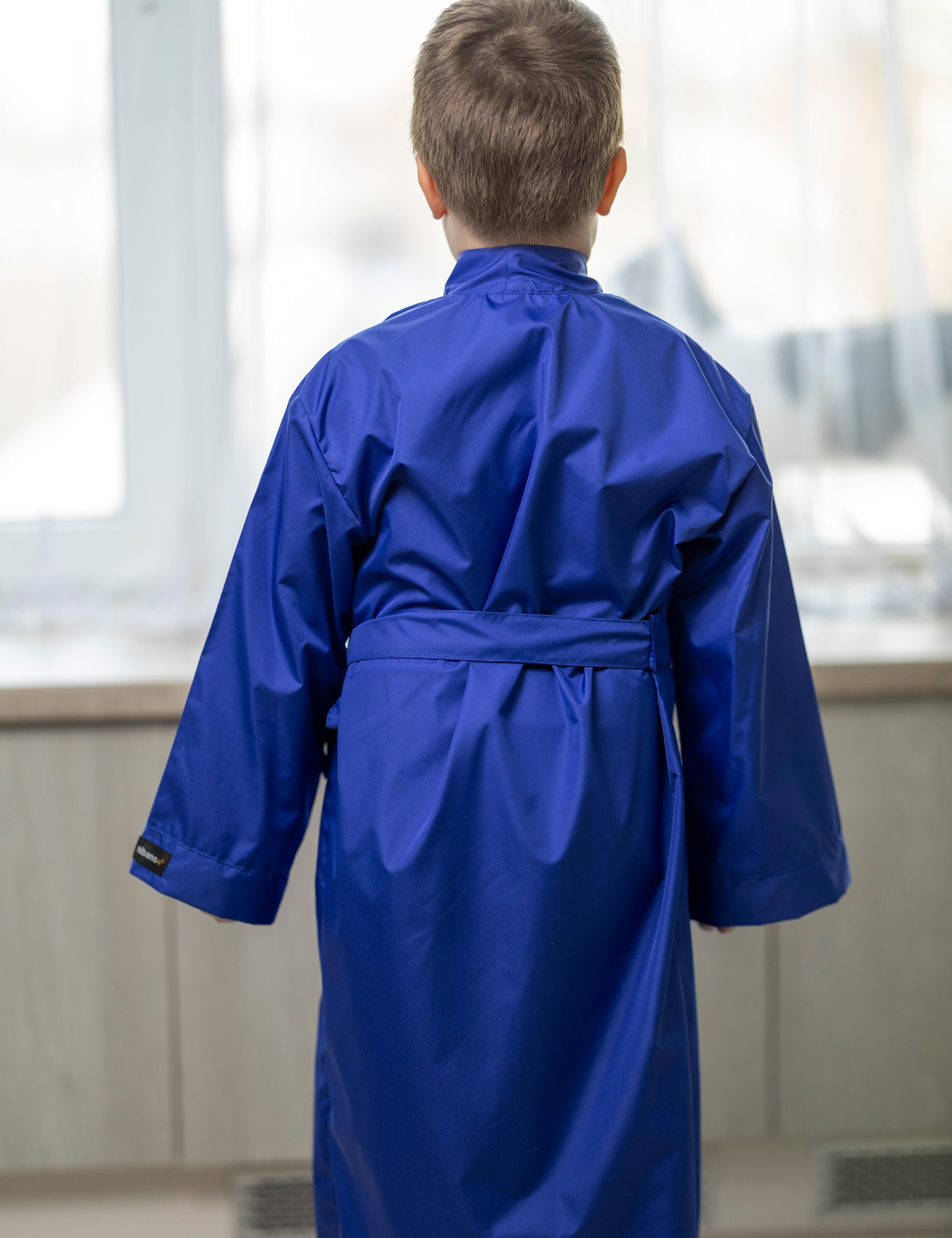 Kids Kimono Gown Royal Blue for beauty salon