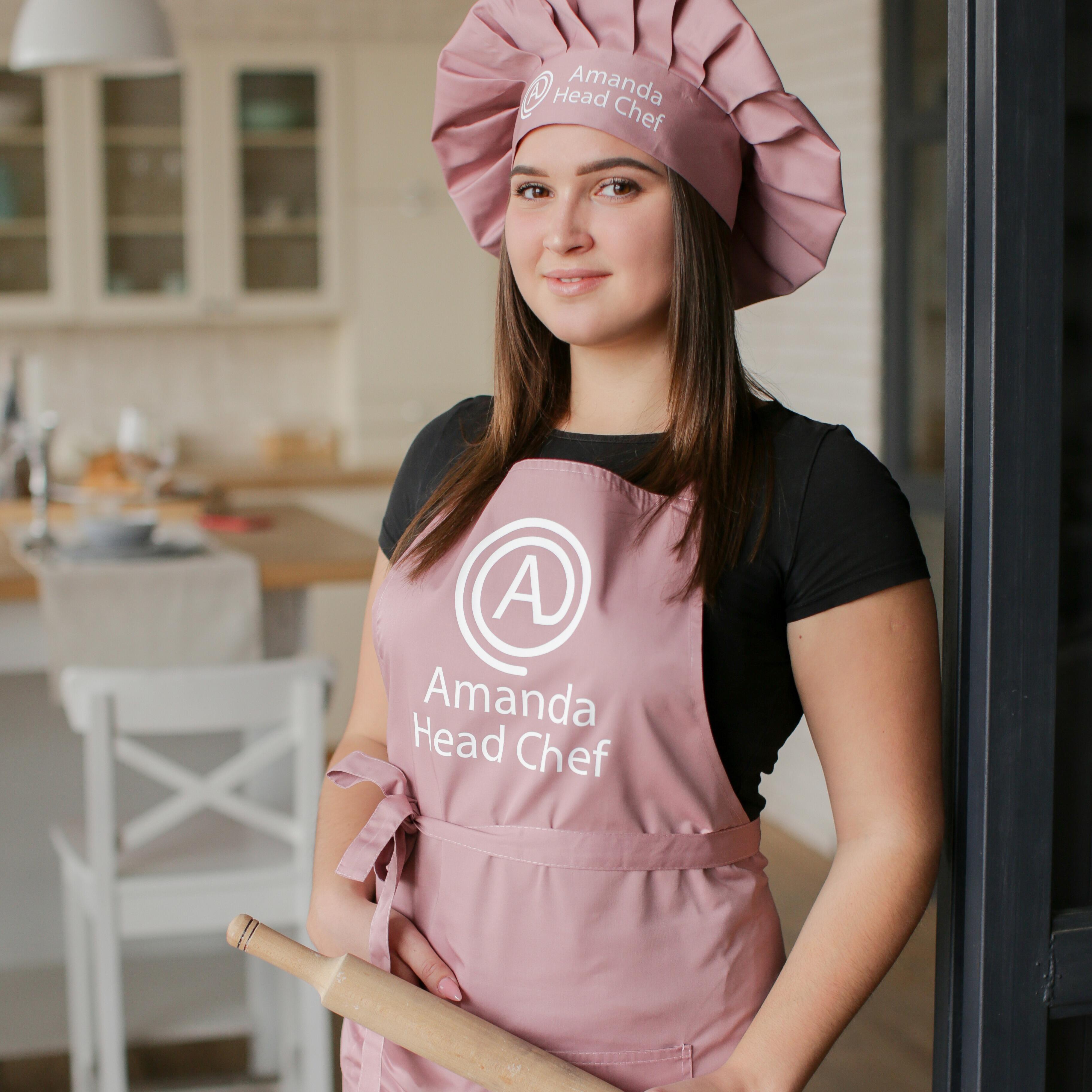 Apron Rose Gold with name