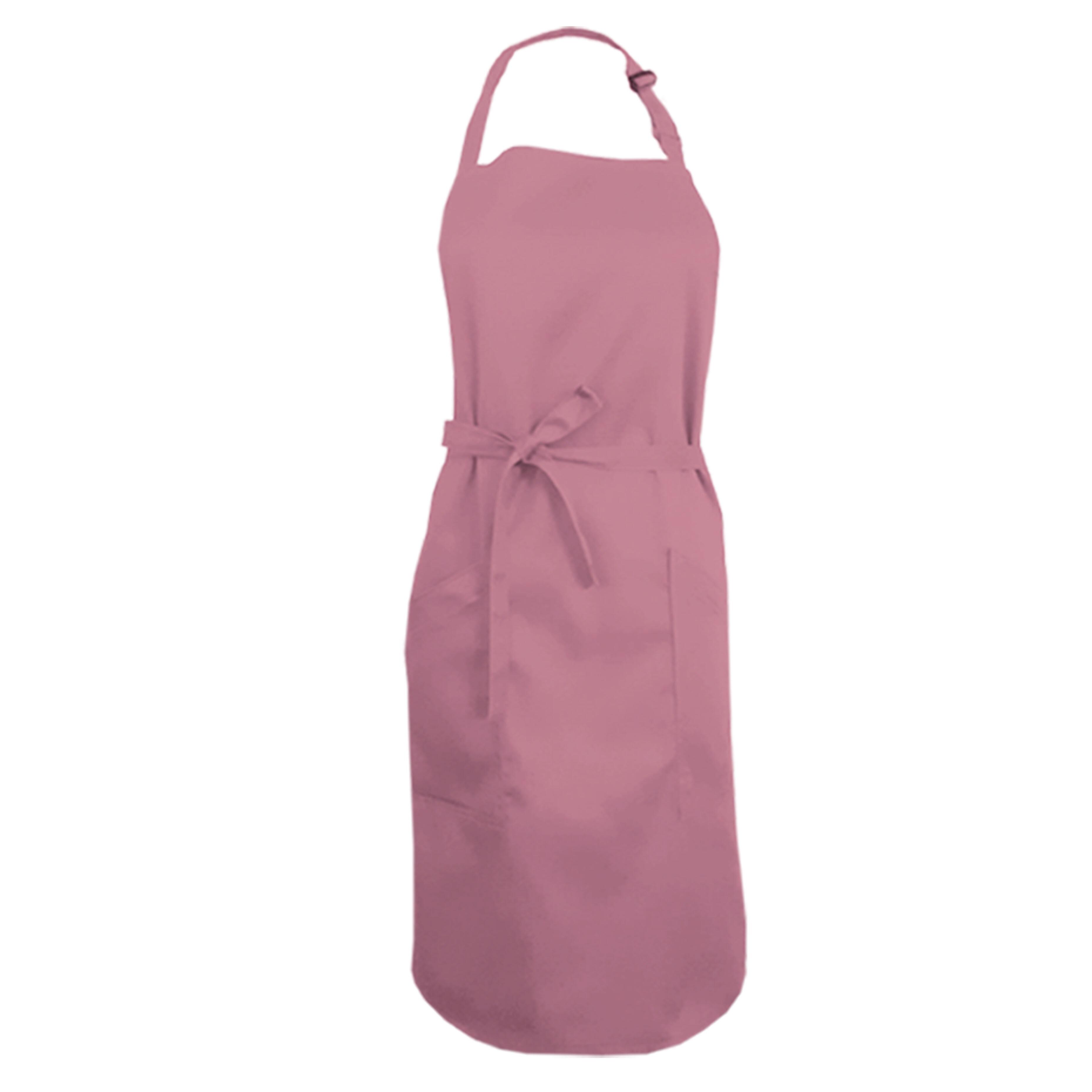 Custom Apron with Side Pockets Rose Gold with logo