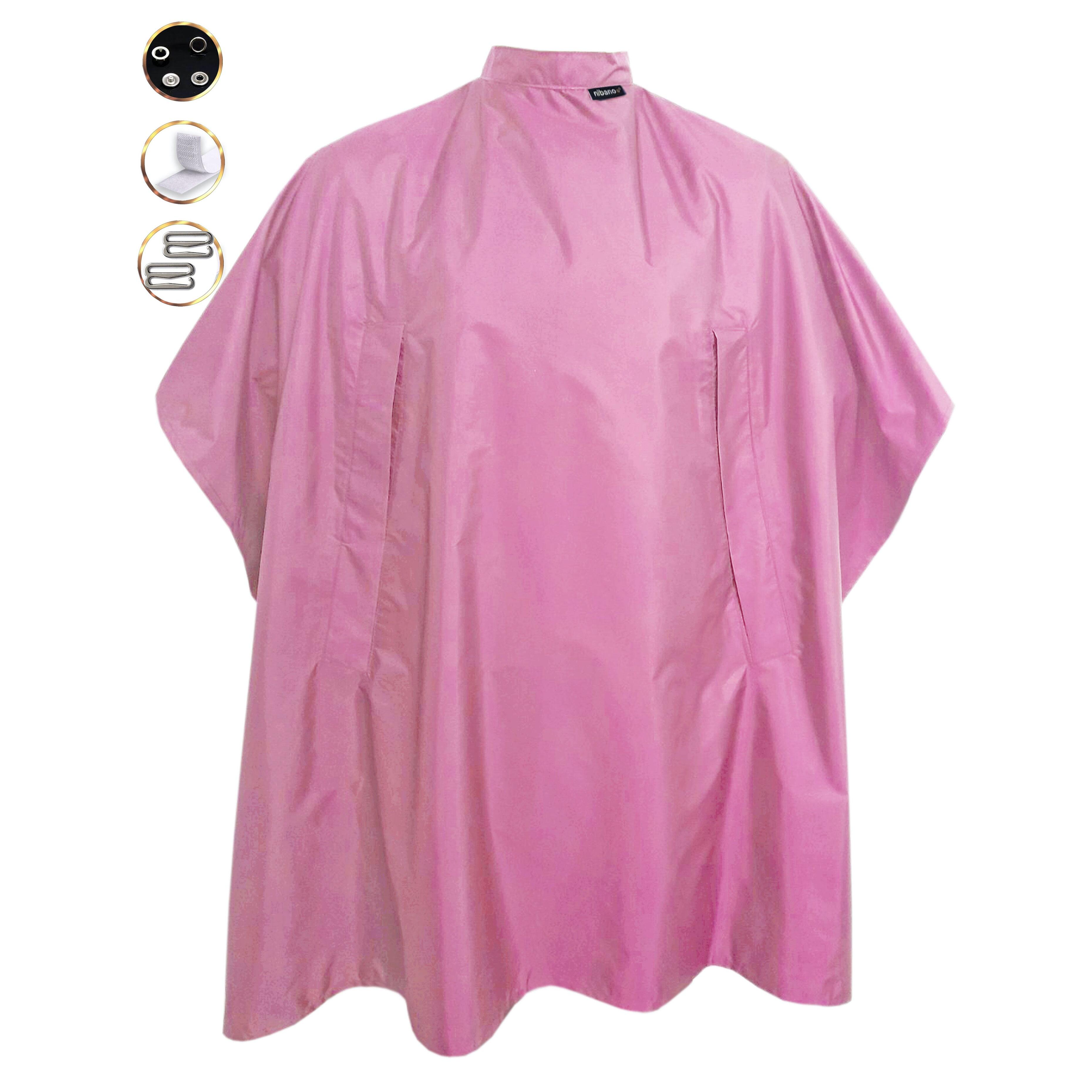 Nibano Hairdressing Gown Rose Gold with hand slits