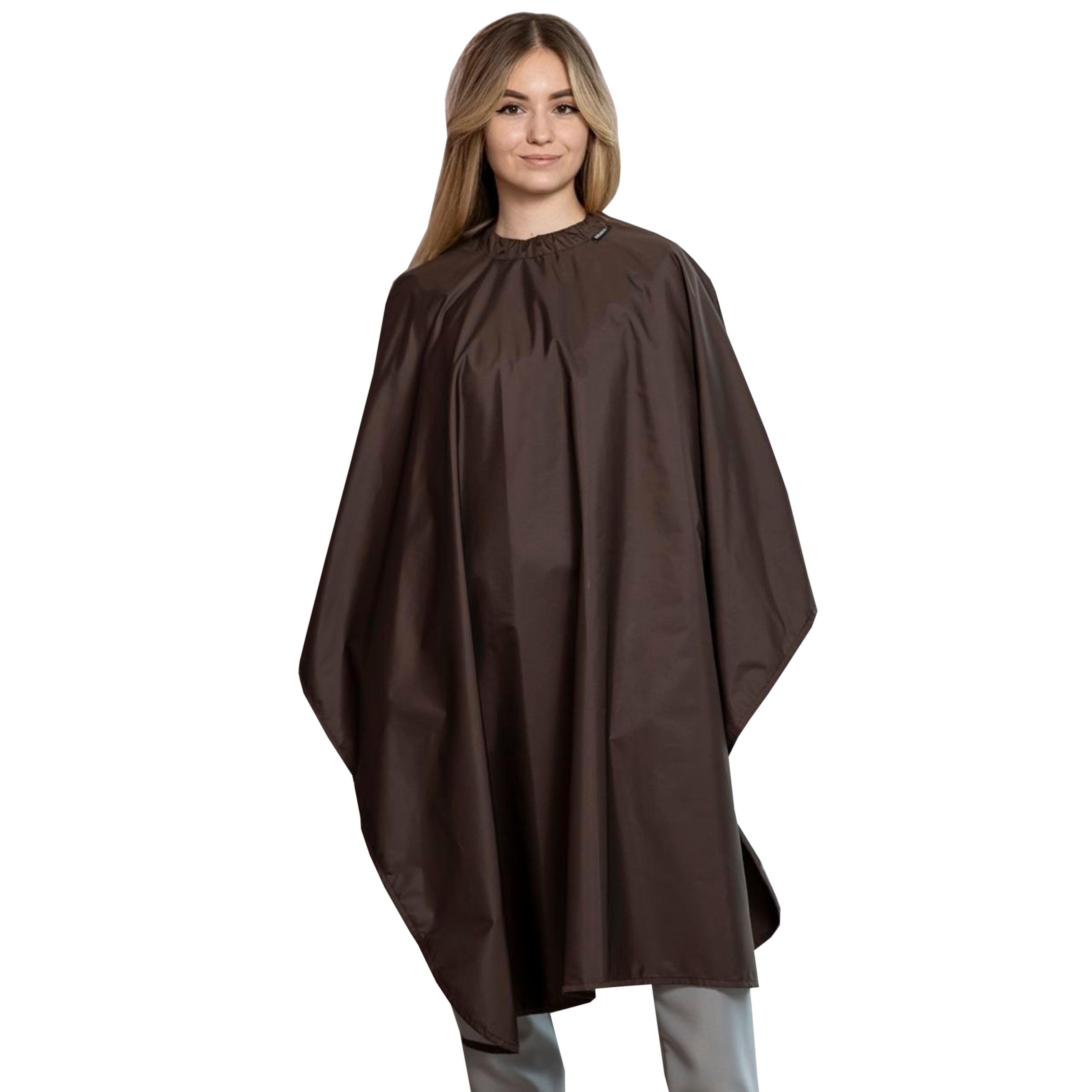 Custom Hairdressing gown chocolate