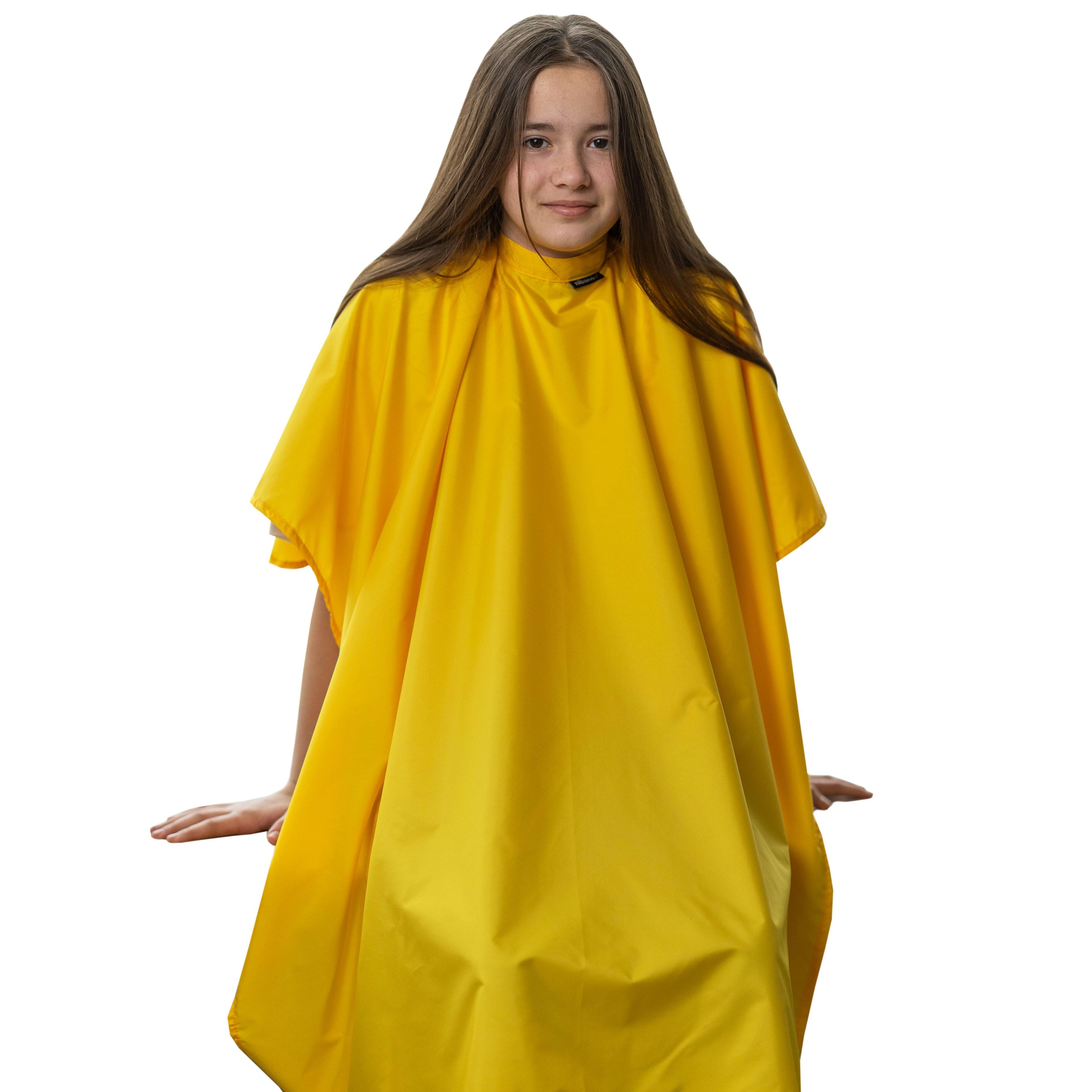 Personalised Kids Hairdressing gown Yellow