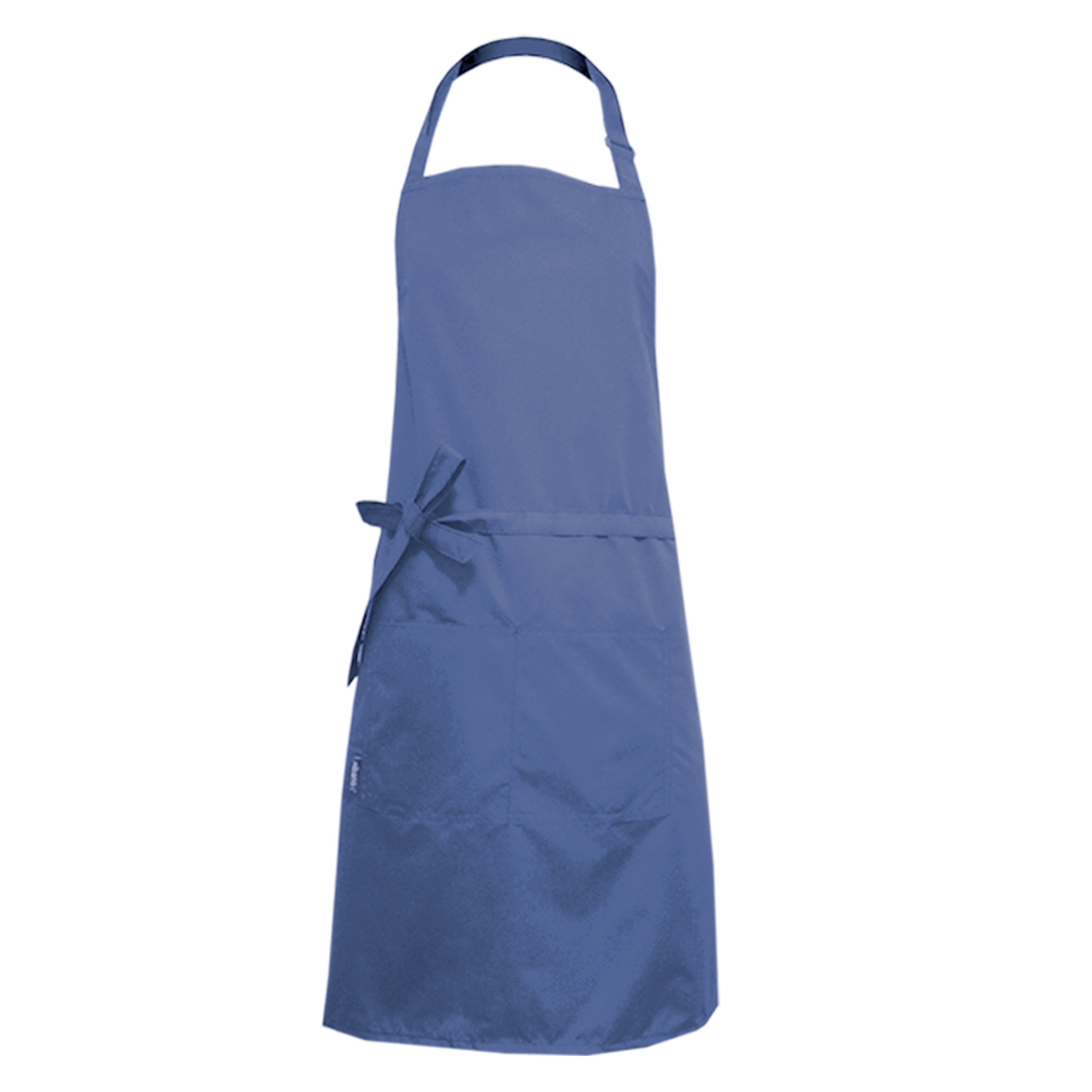 Custom Waterproof Hairdressing Apron Denim Blue