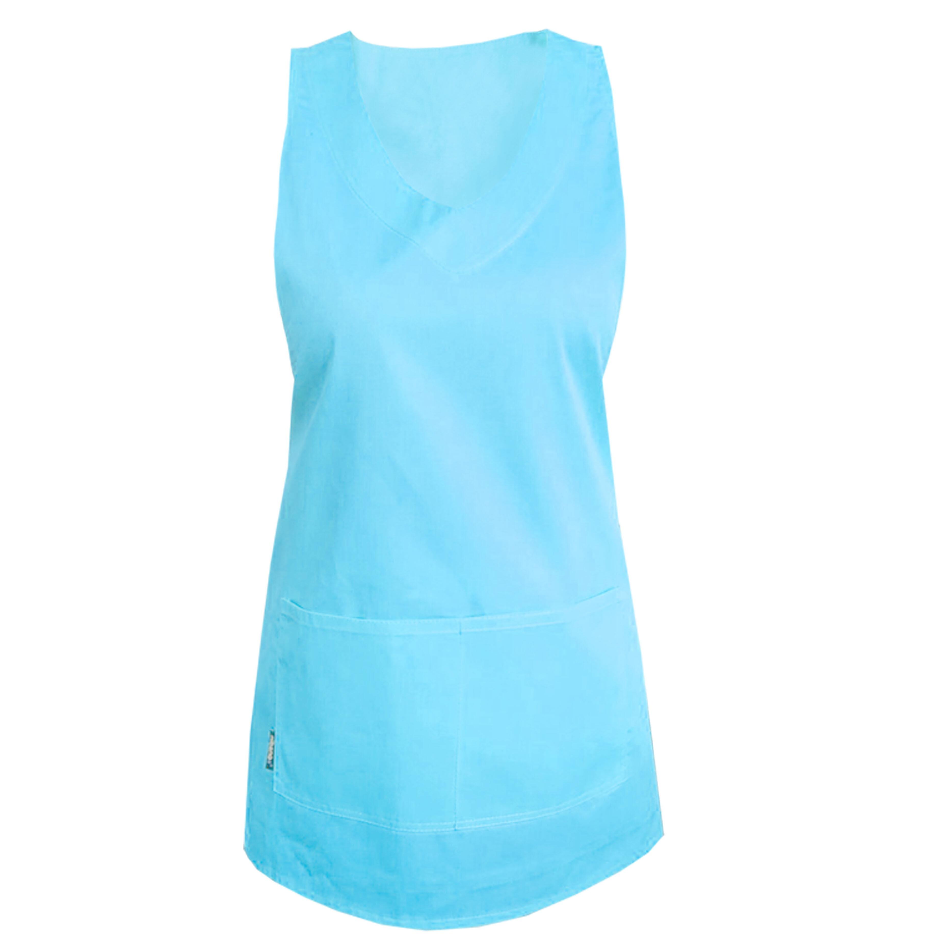 Custom Waterproof Wrap Around Apron Aqua Blue
