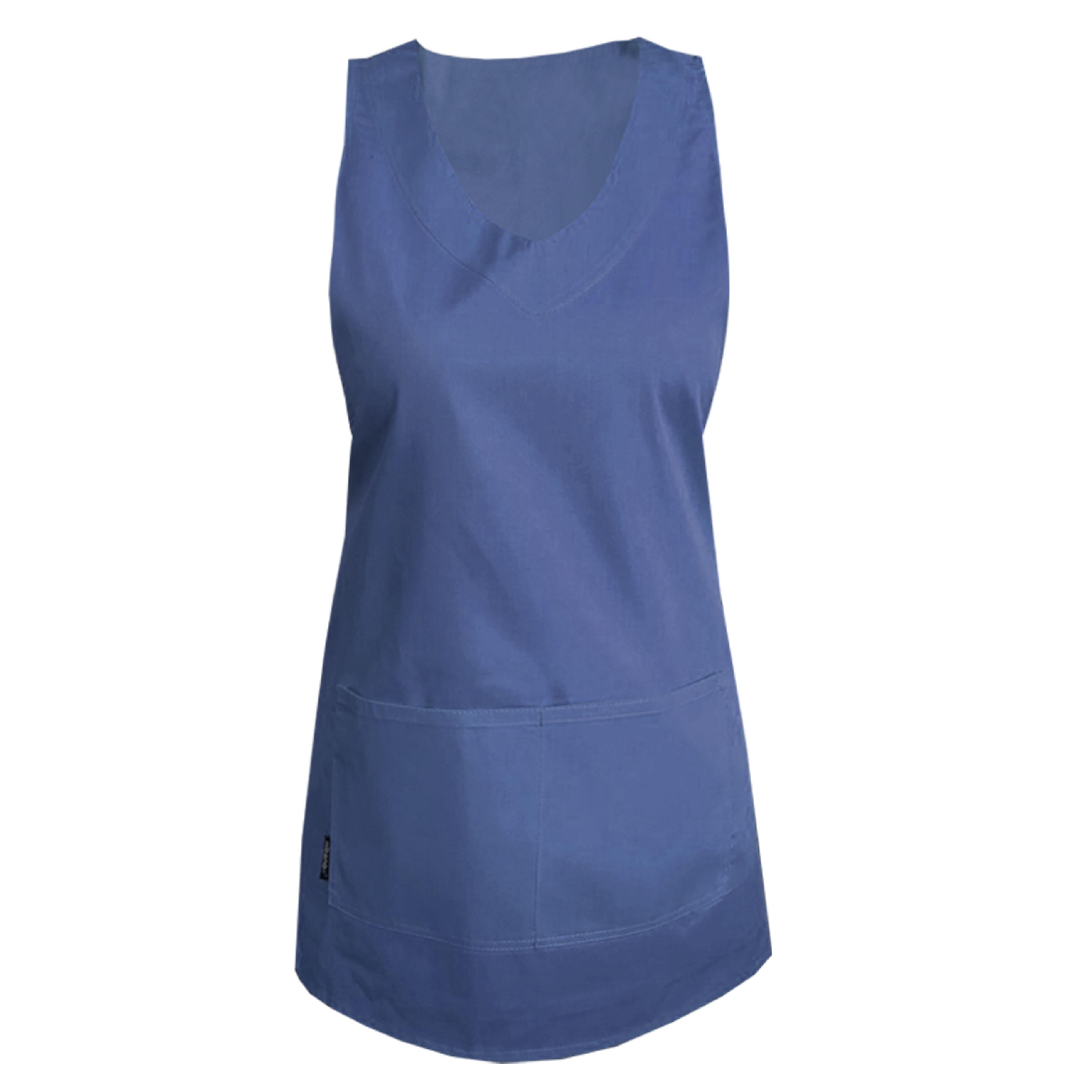 Custom Waterproof Wrap Around Apron Denim Blue