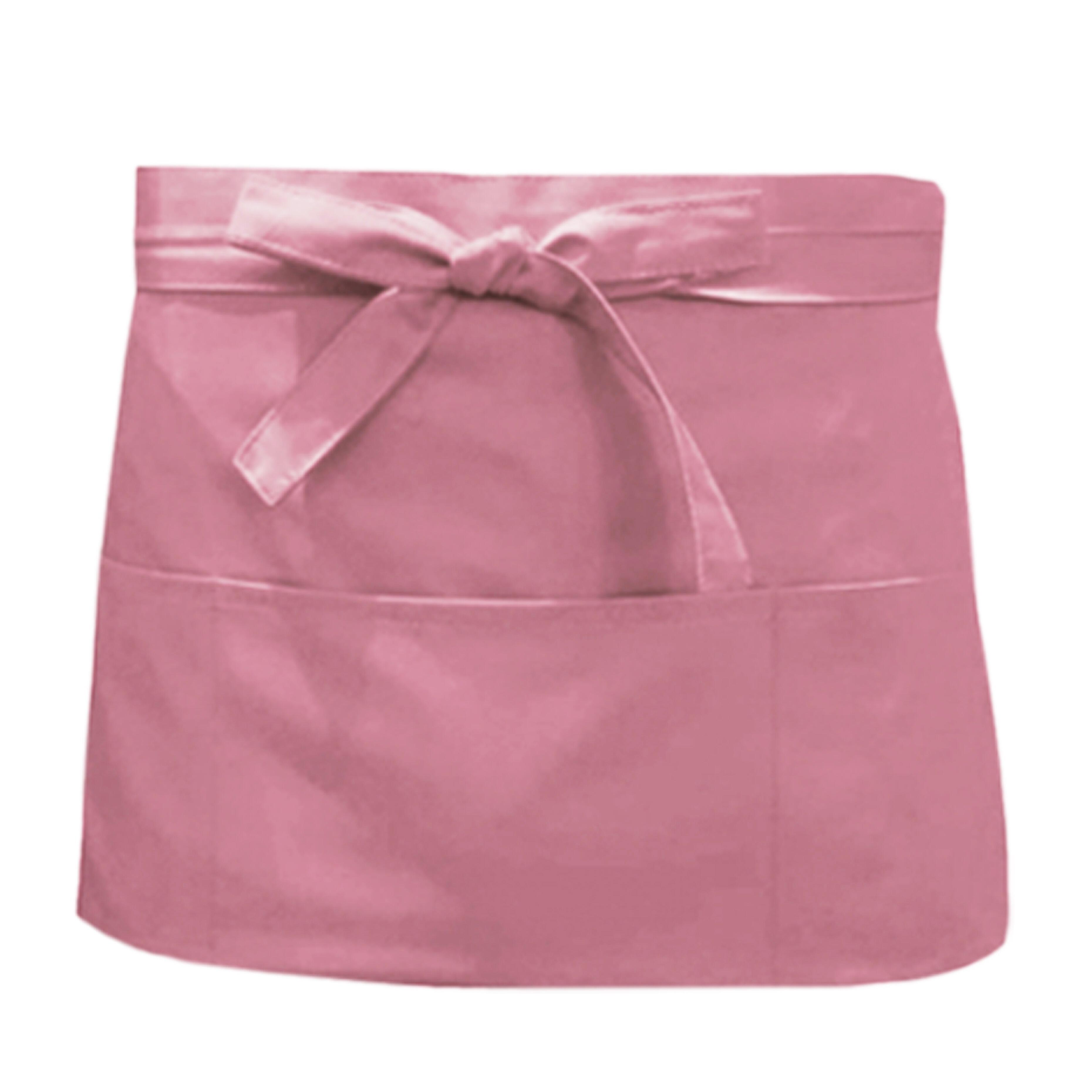 Nibano short waist apron with pockets rose gold