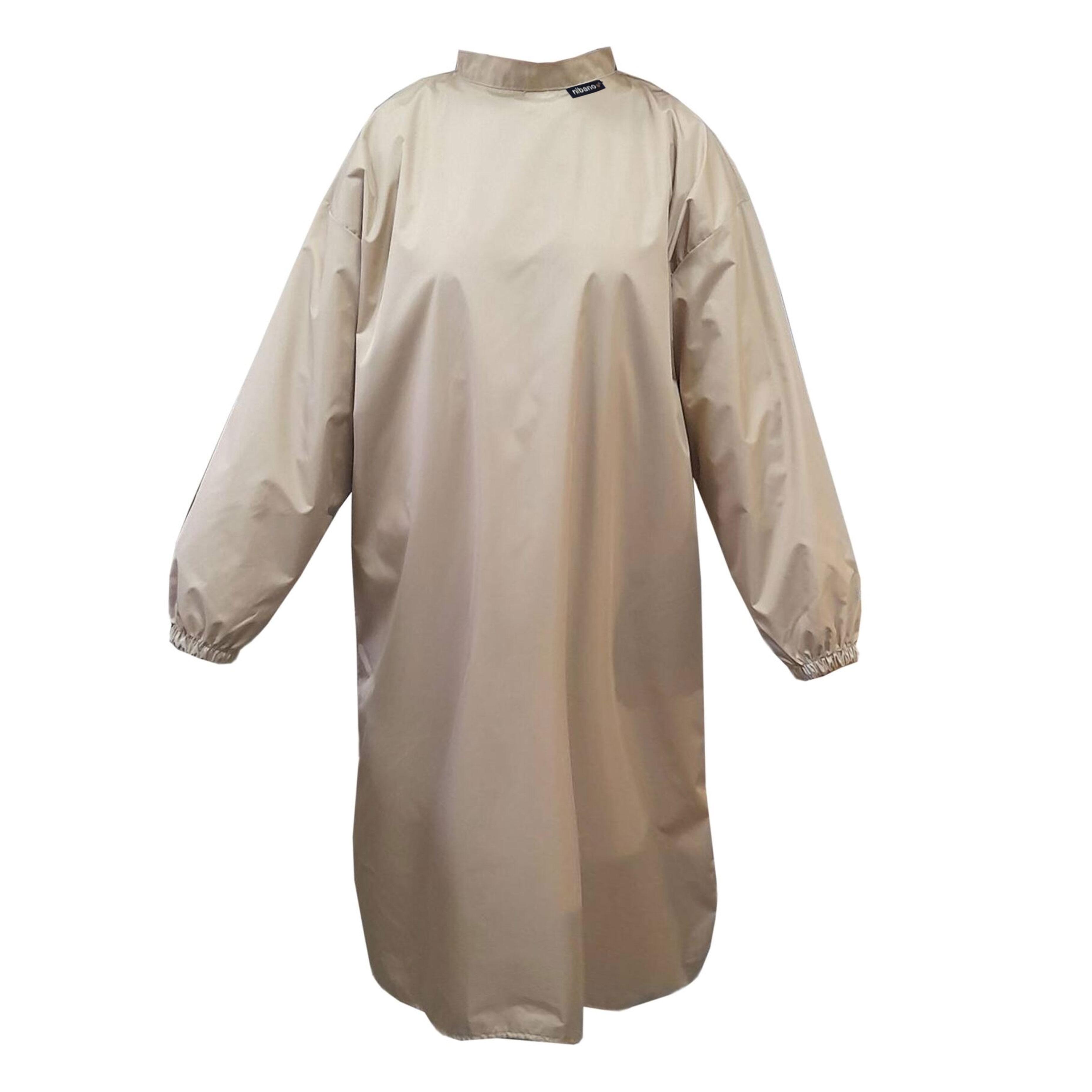 Custom Hair Salon Cape With Sleeves Cappuccino