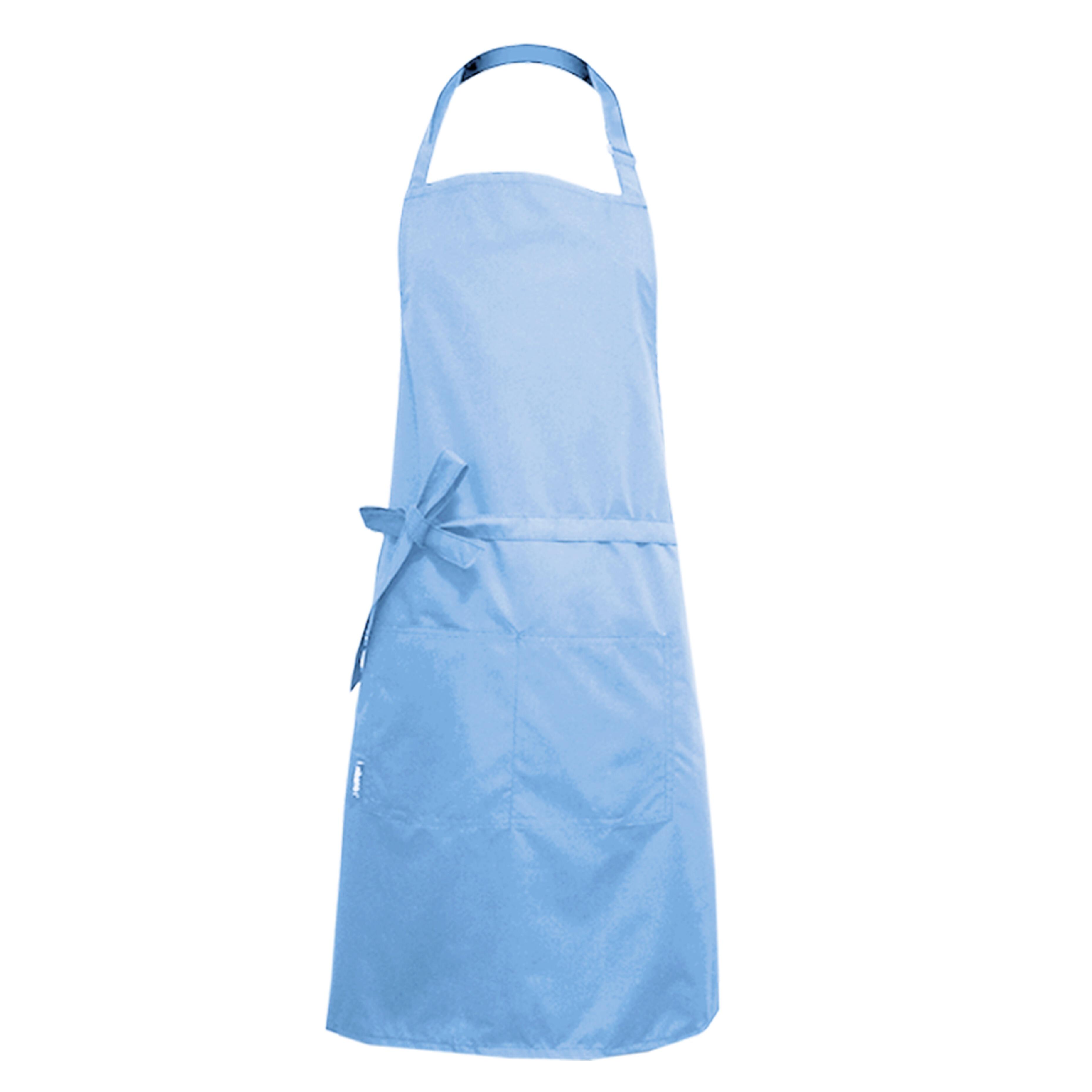 Custom Waterproof Hairdressing Apron Light Blue