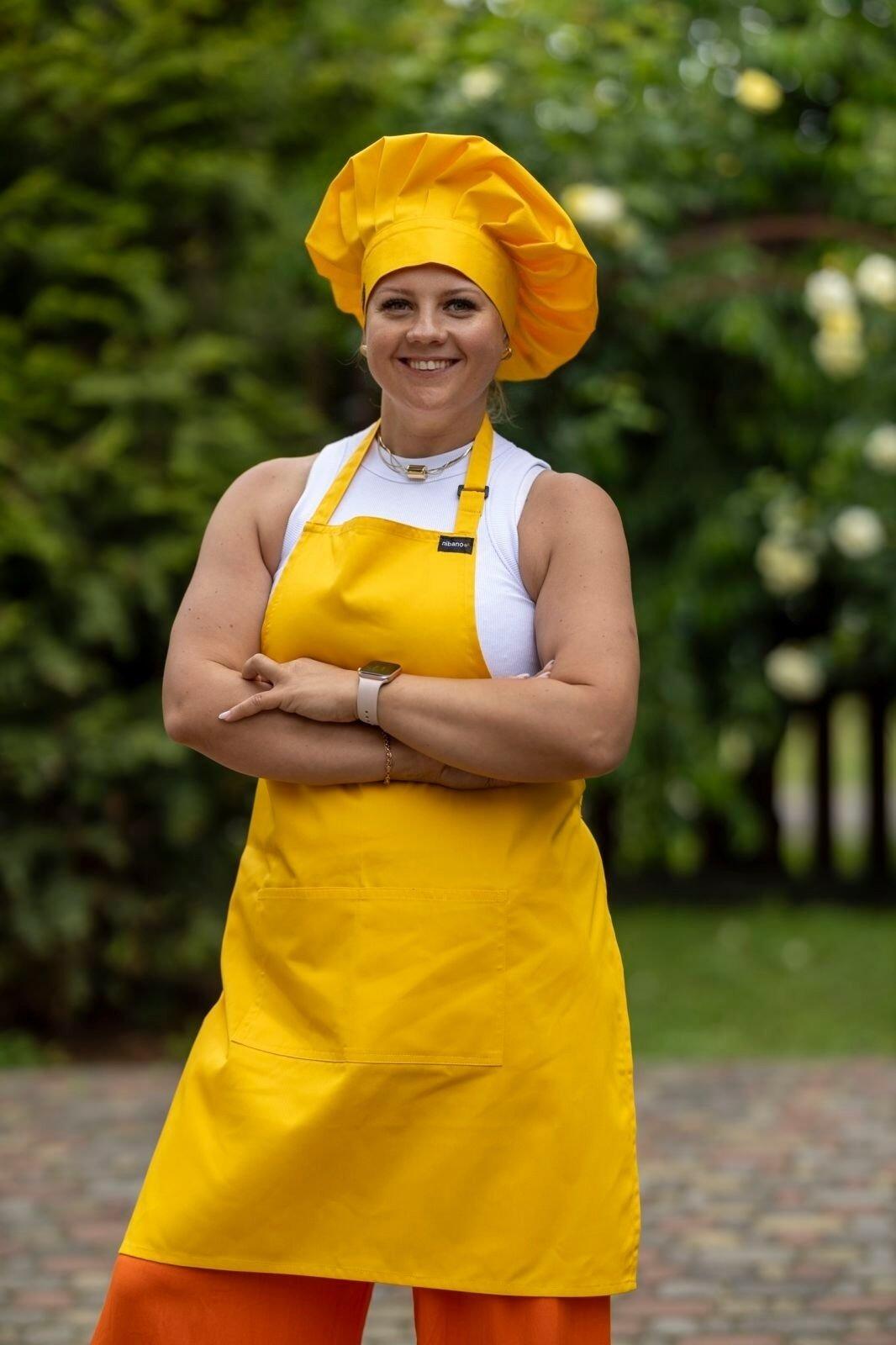 Yellow Apron for cook