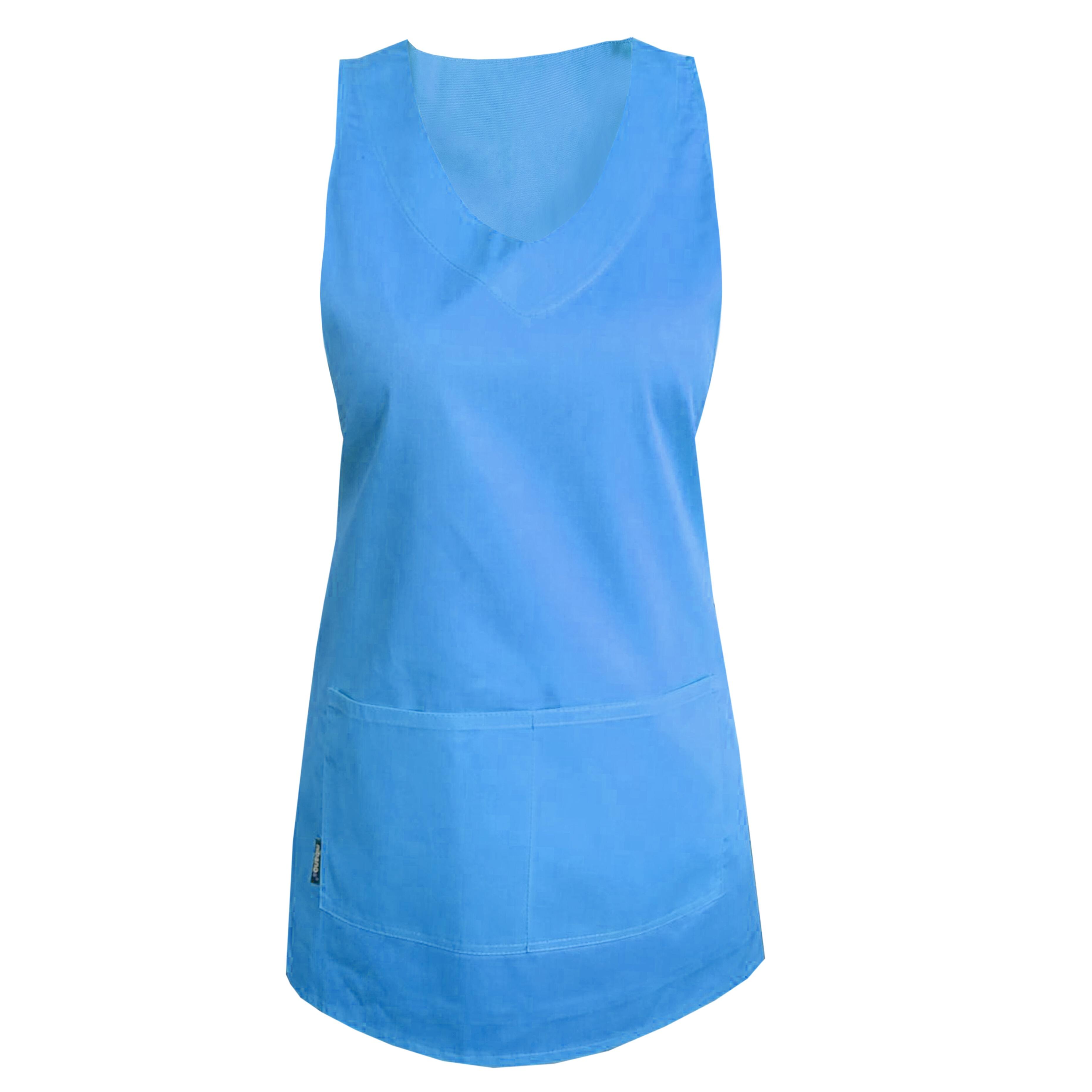 Wrap Around Apron Light Blue for hairdresser
