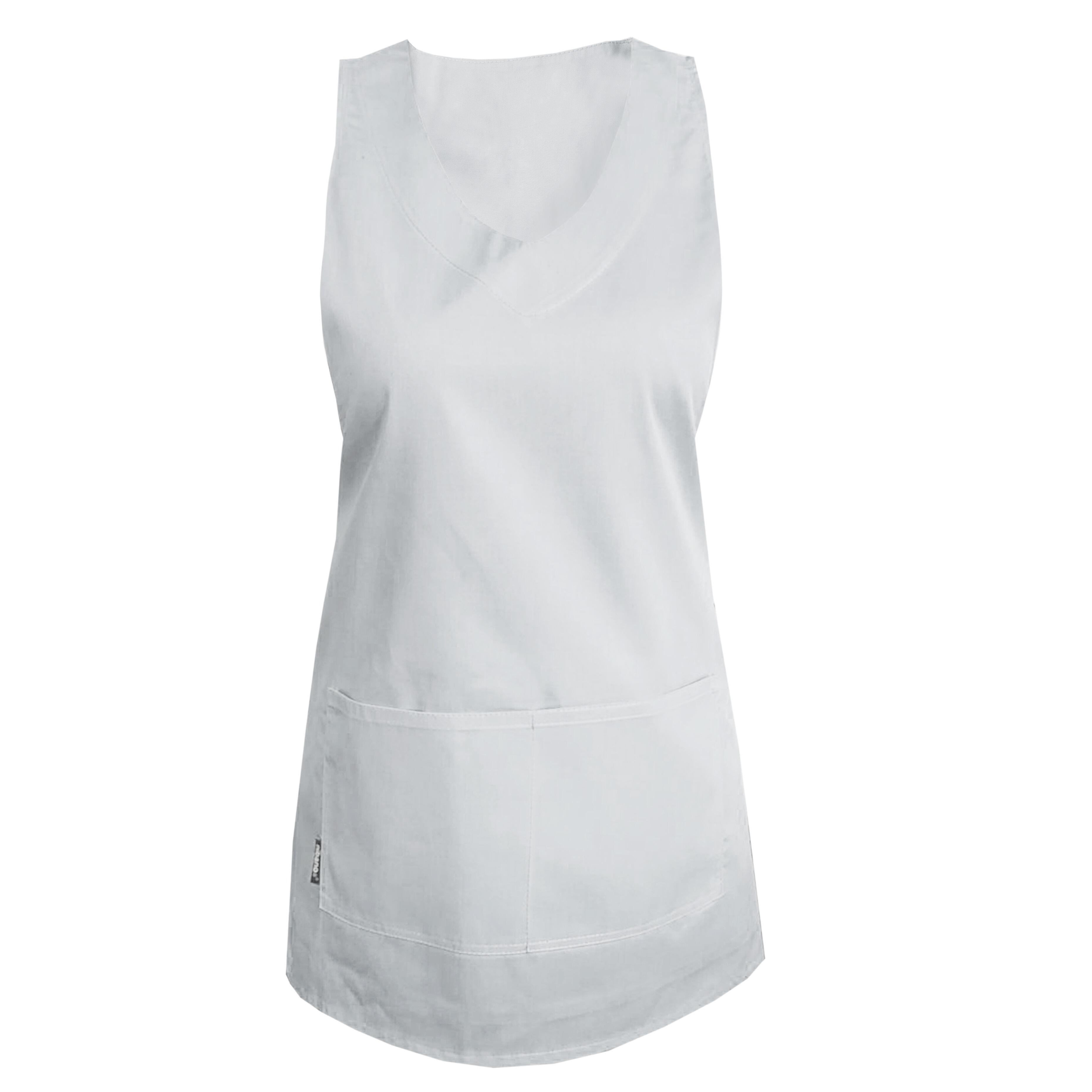 Custom Wrap Around Apron White