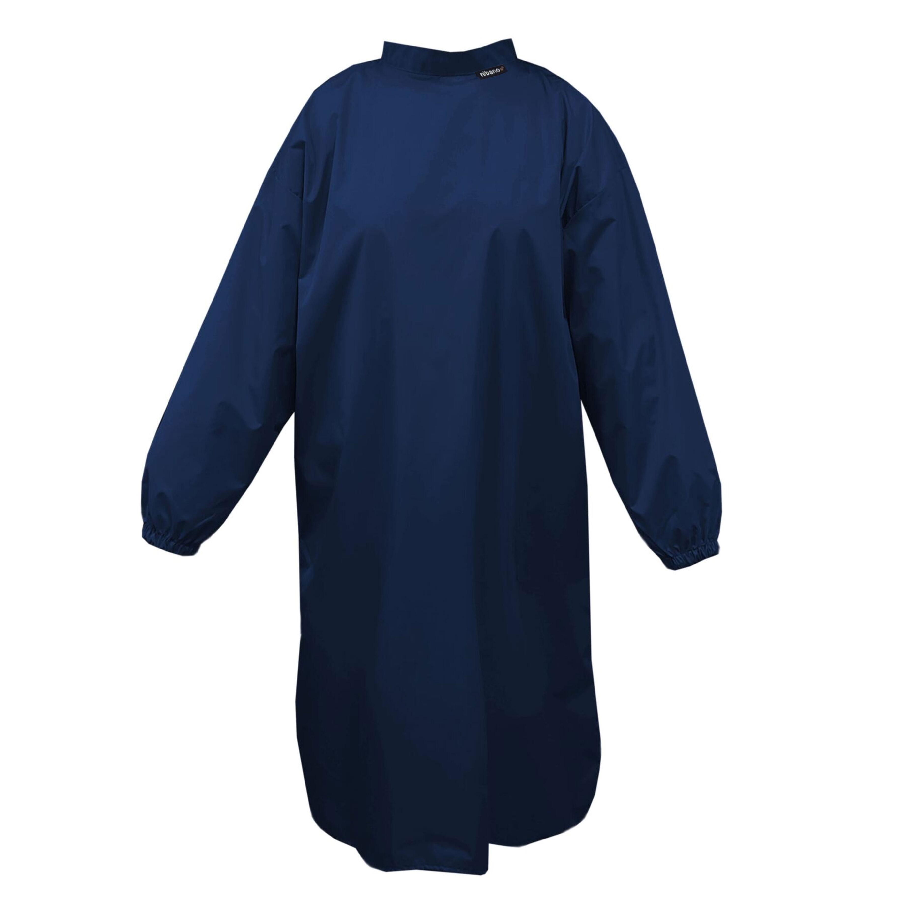 Nibano Hairdressing gown with sleeves Navy