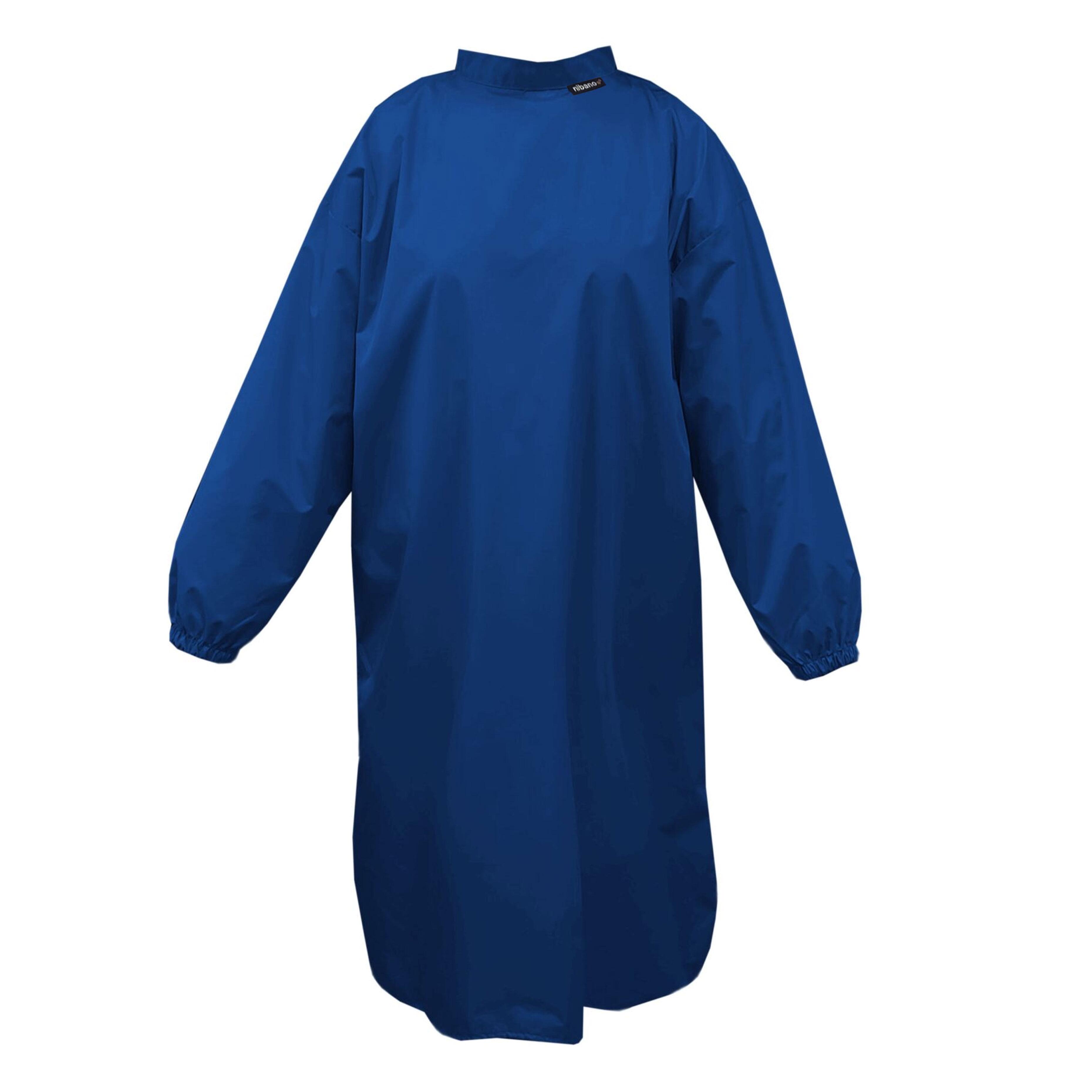 Nibano Hairdressing gown with sleeves Royal Blue