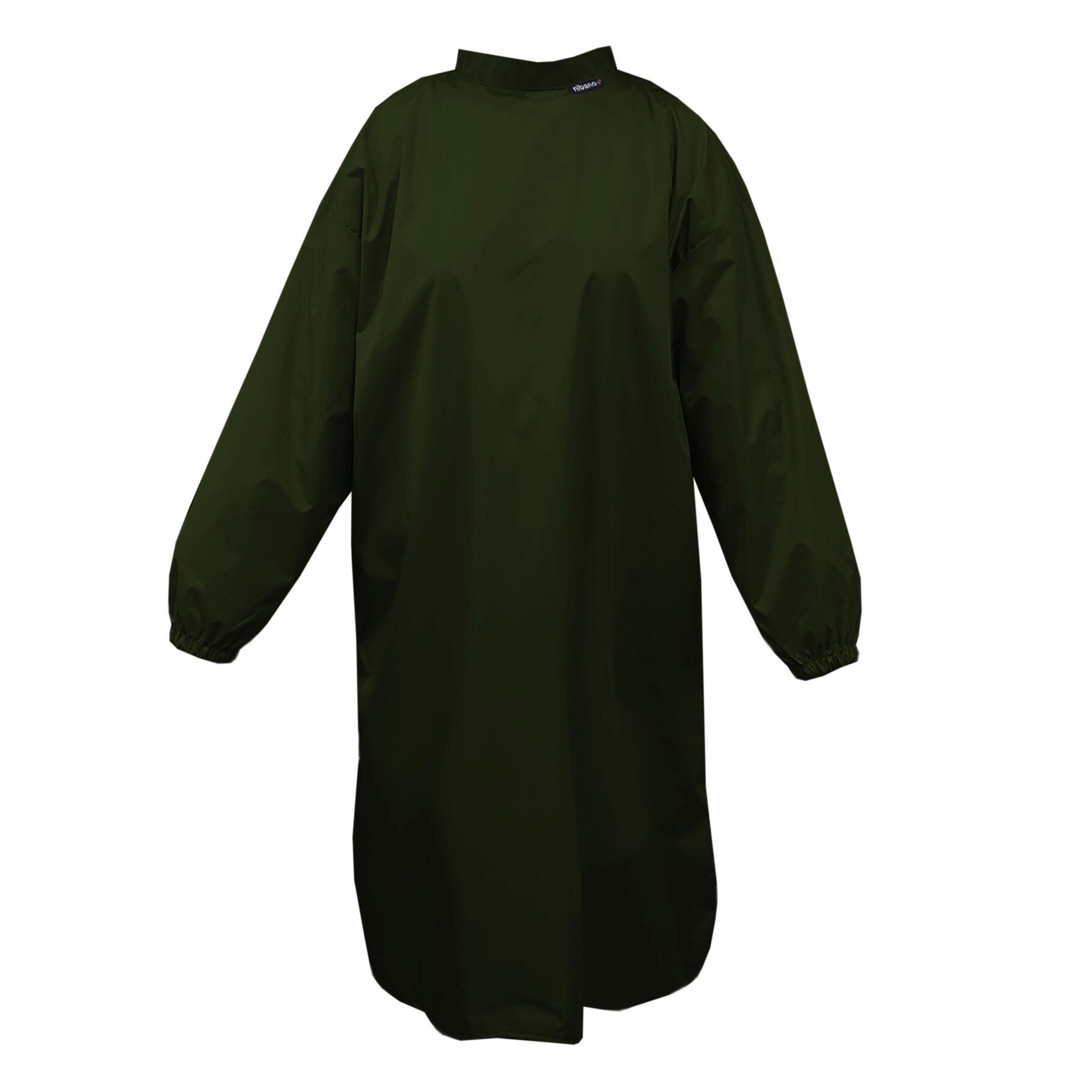Nibano Hairdressing gown with sleeves Vintage Green