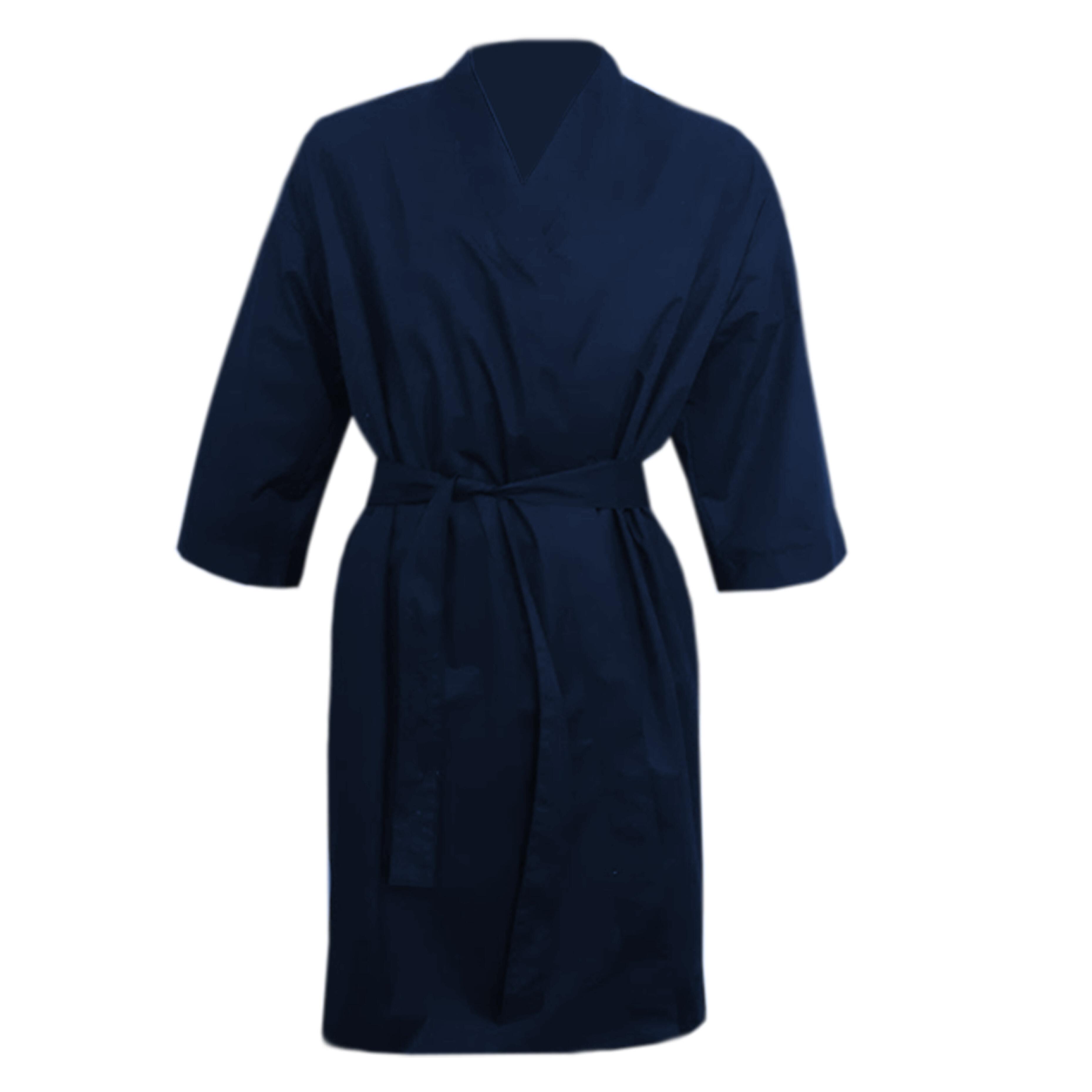 Navy Salon Kids Kimono Gown Nibano
