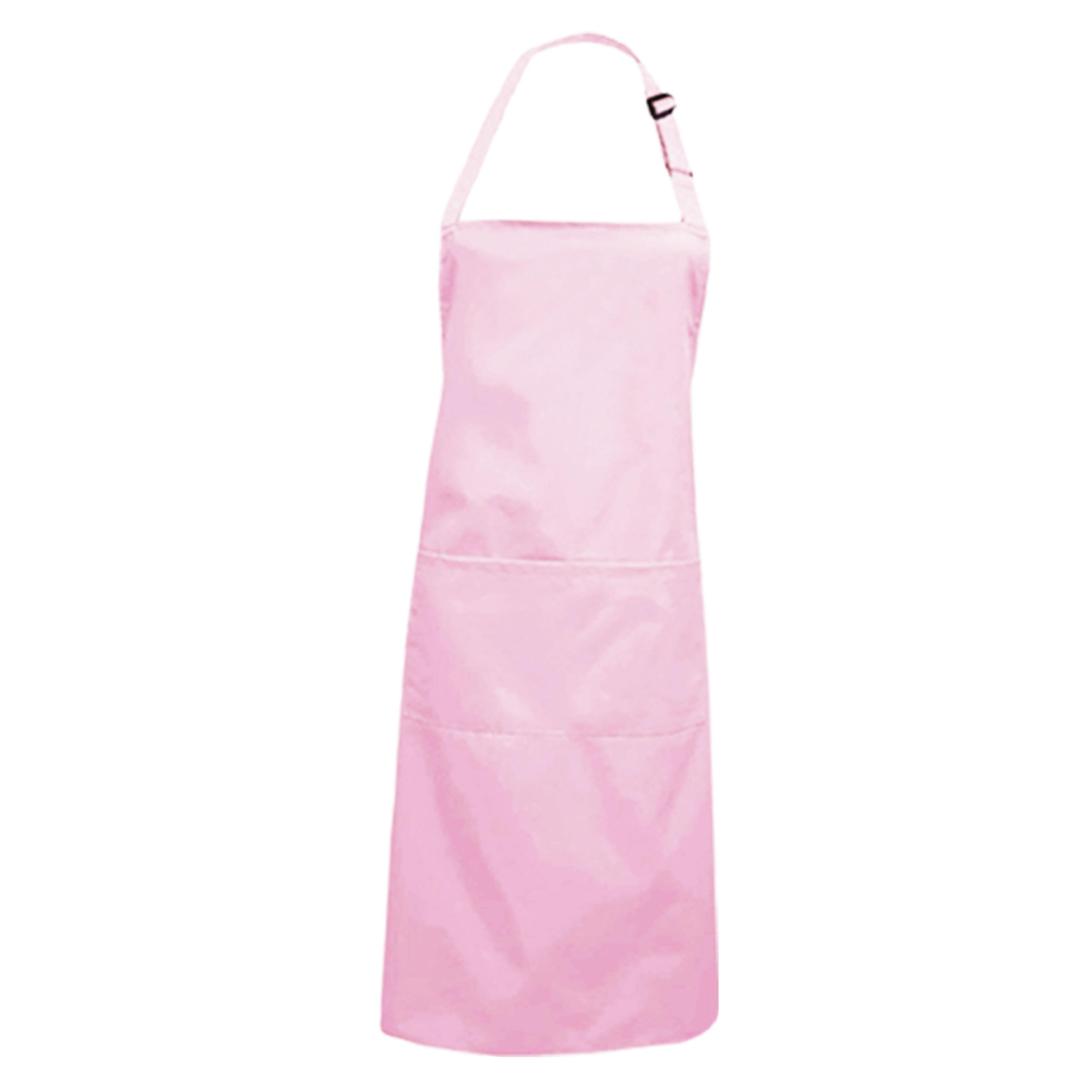 Custom Plus Size Bib Apron Pink