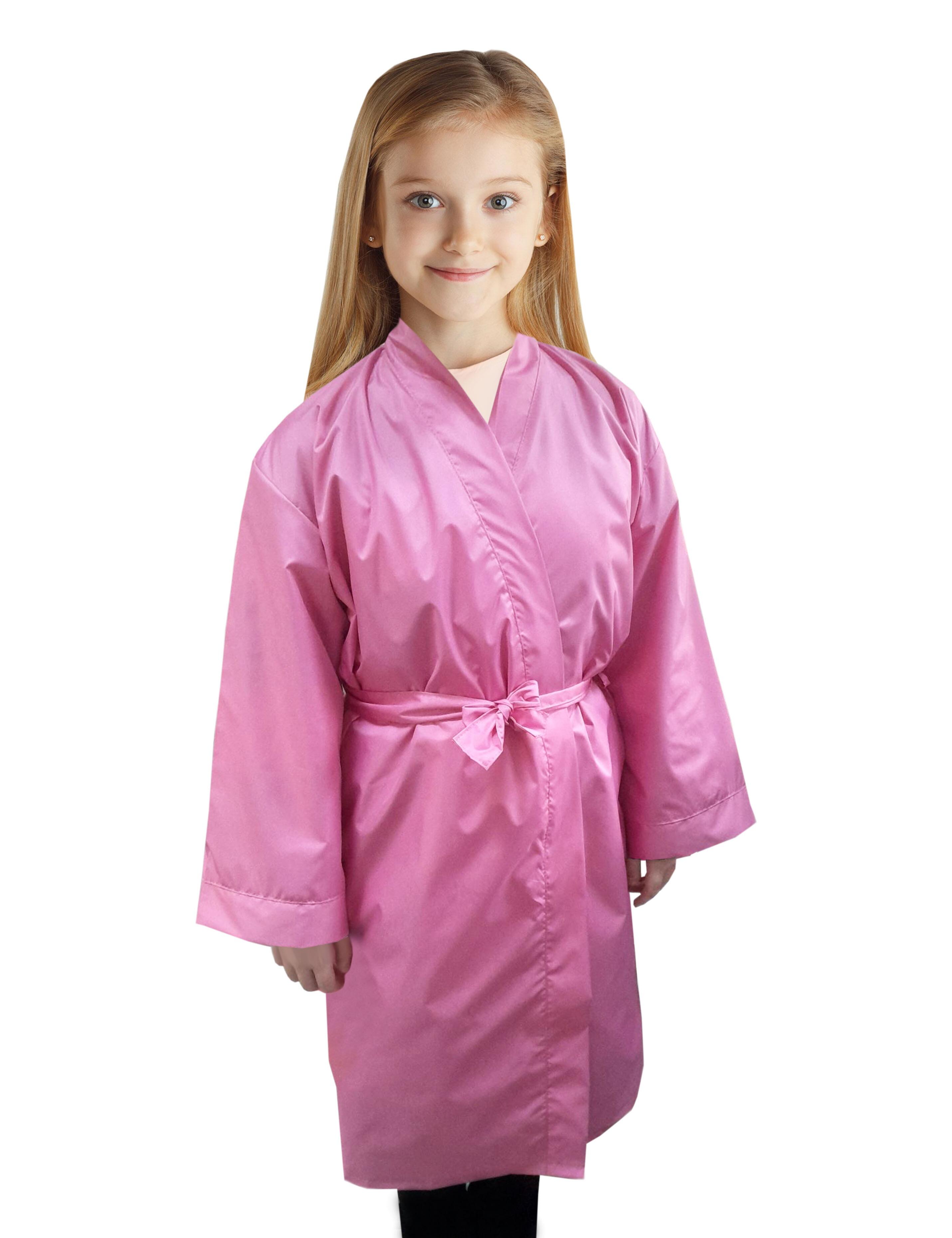 Custom Salon Kids Kimono Gown Pink Barbie