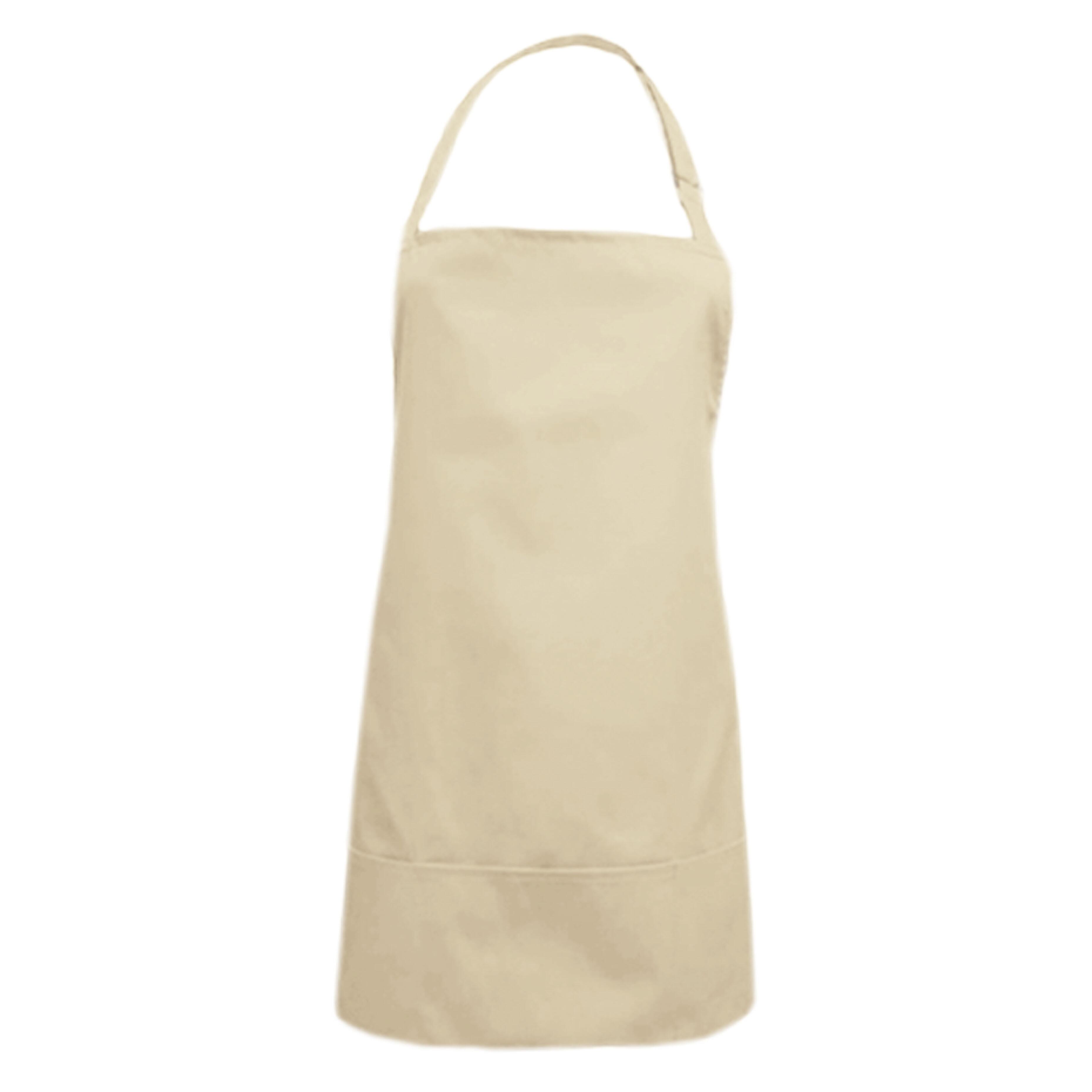 Short waterproof hairdressing apron Cream