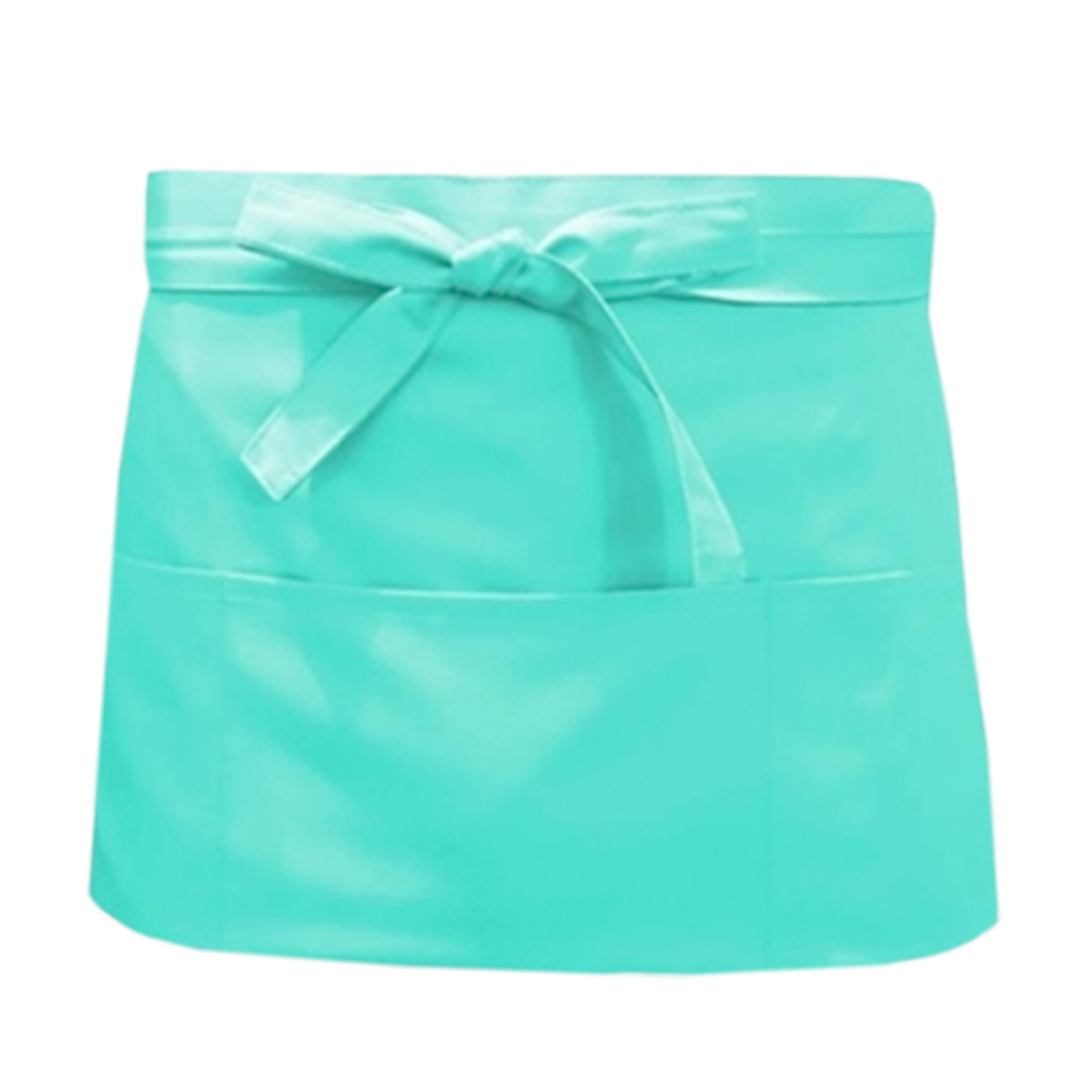 Nibano short waist apron with pockets mint