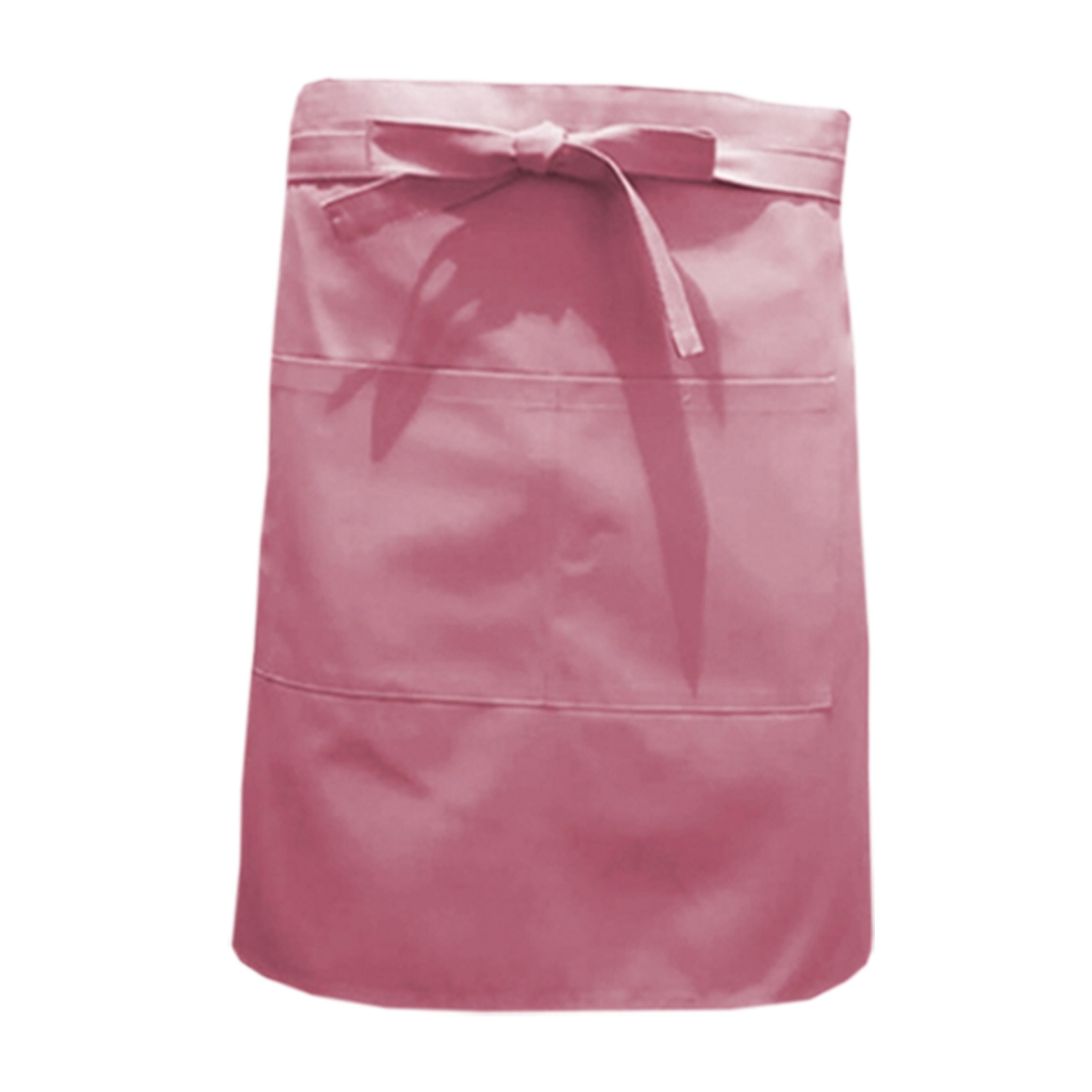 Nibano mid length waist apron with pockets Rose Gold