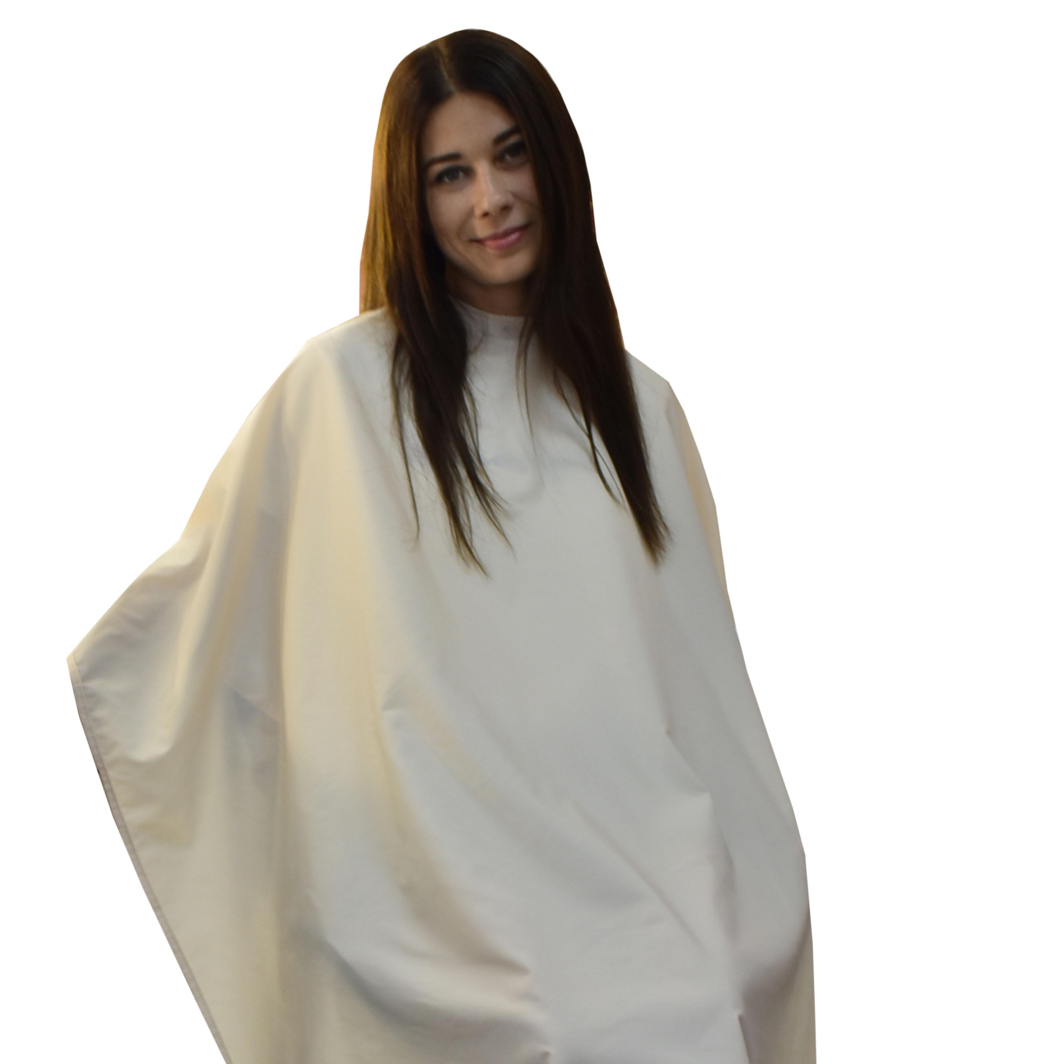 Gown for hairdressers cream