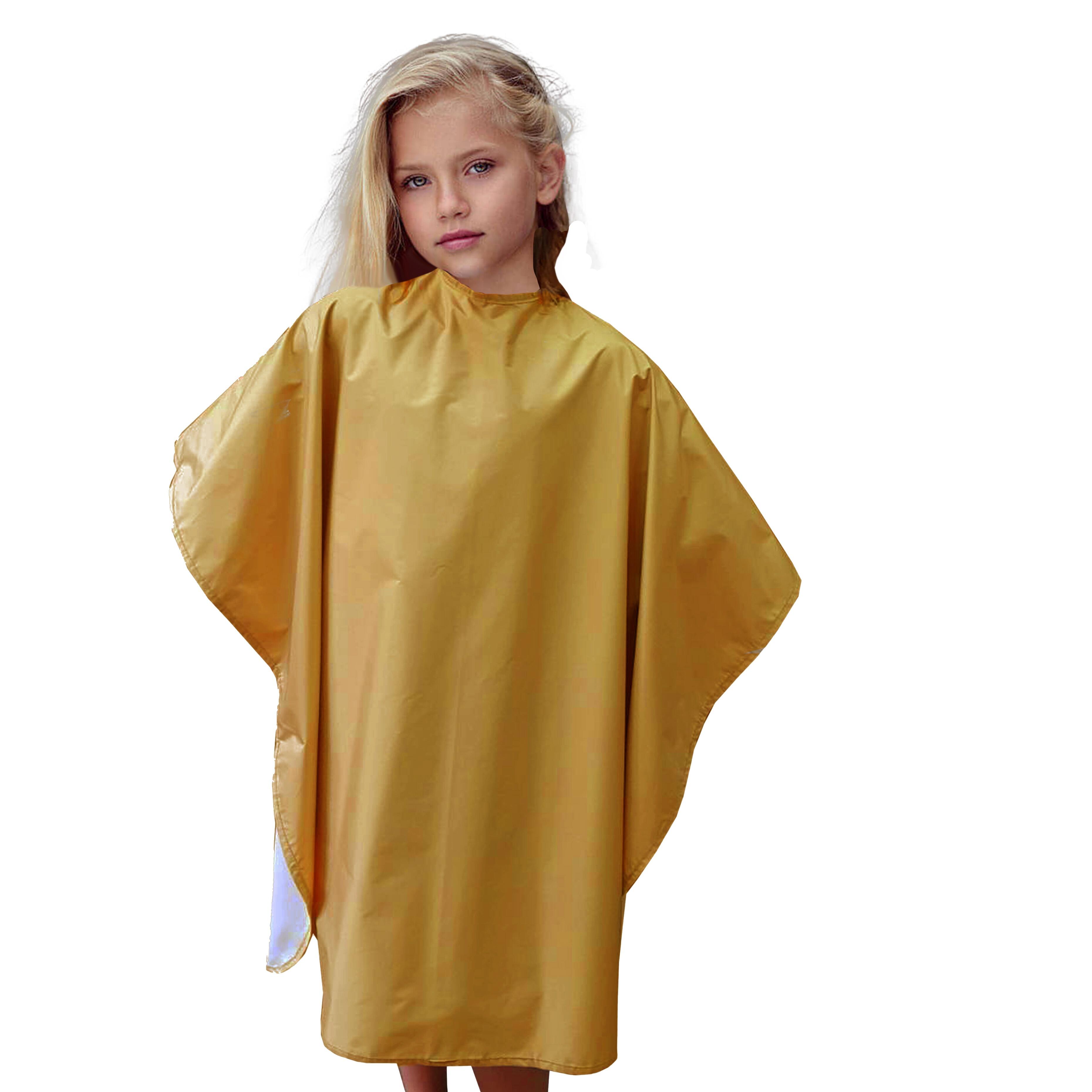 Children's barber cape gold