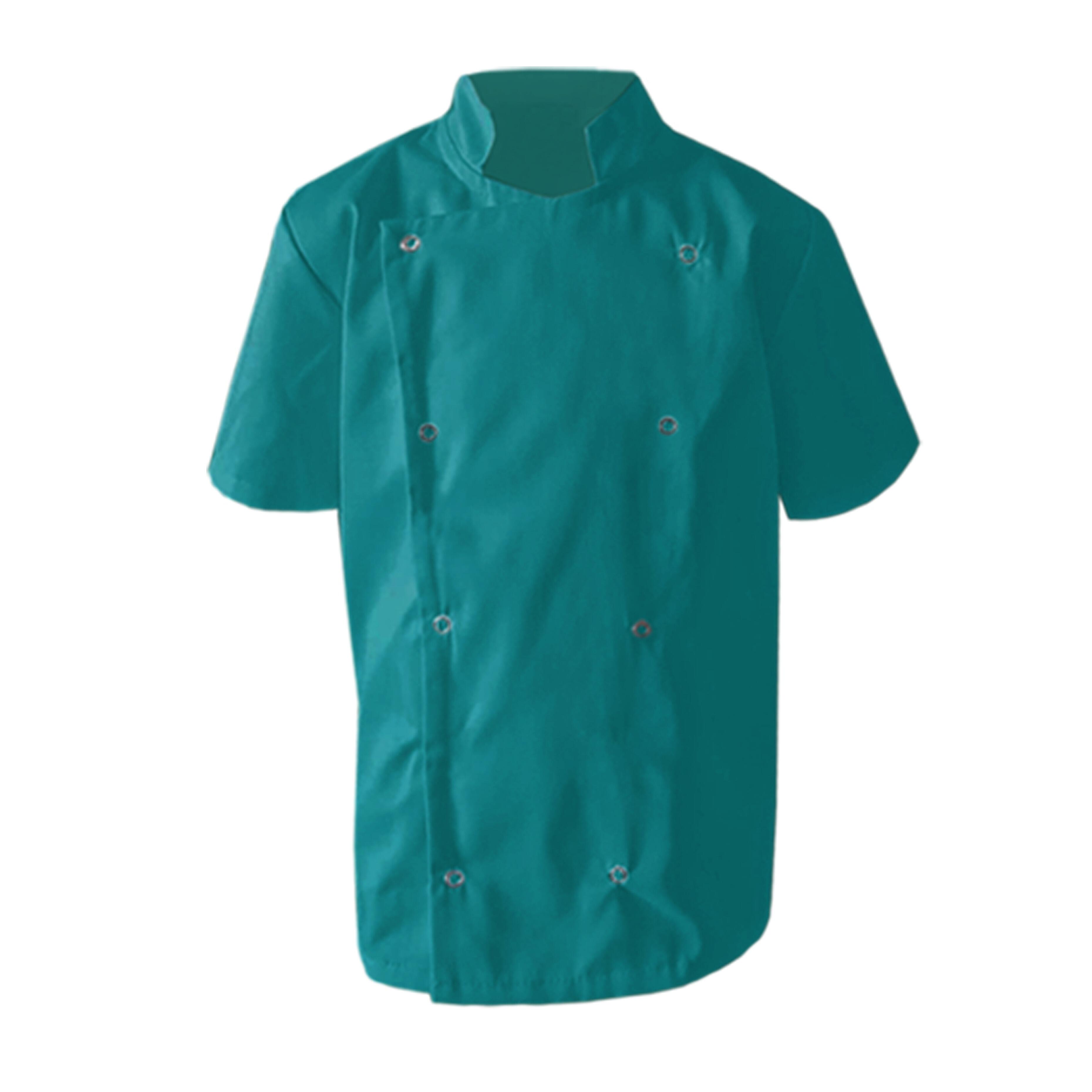 Teal Kids Chef's Jacket with name