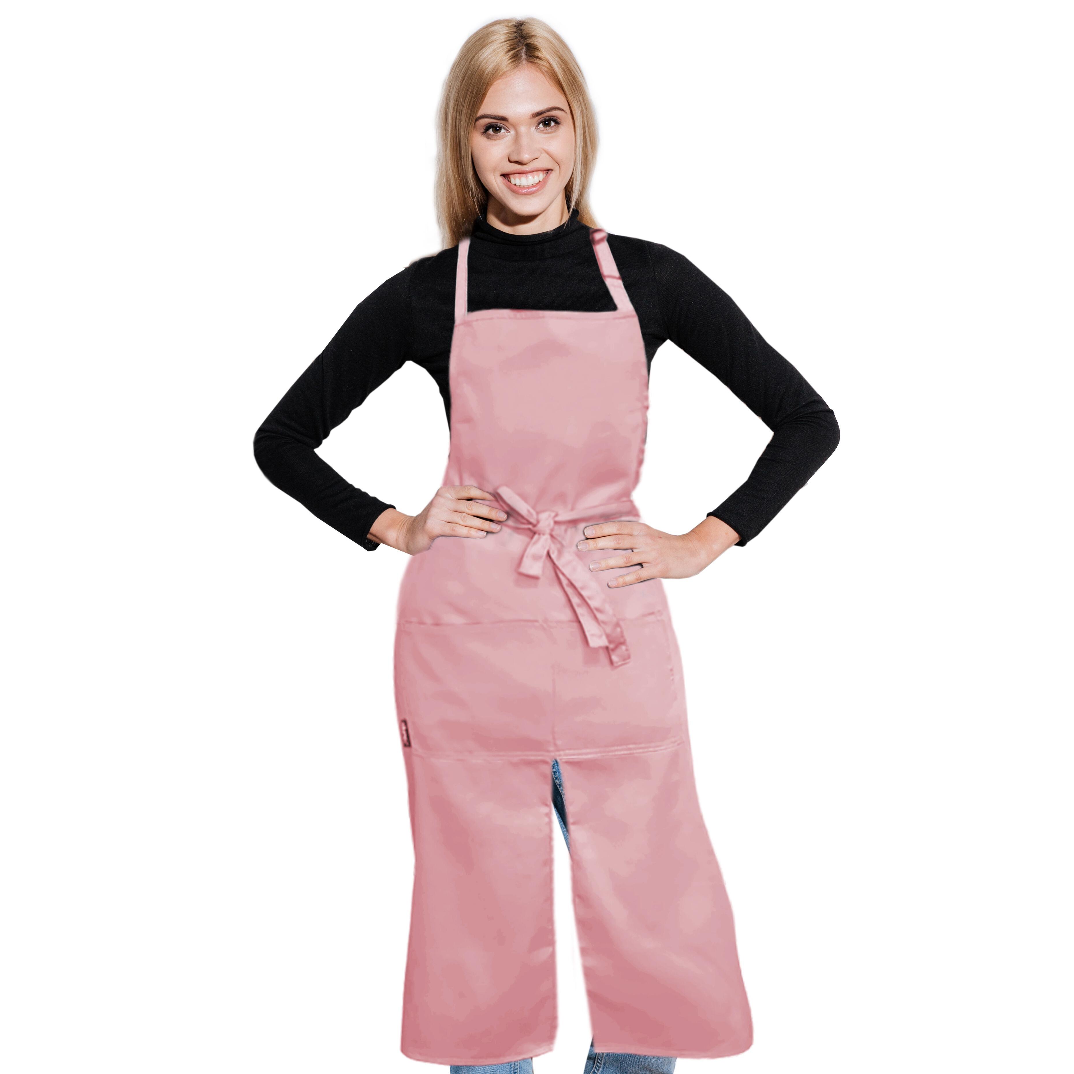 Custom Long Splitted Bib Apron Powder
