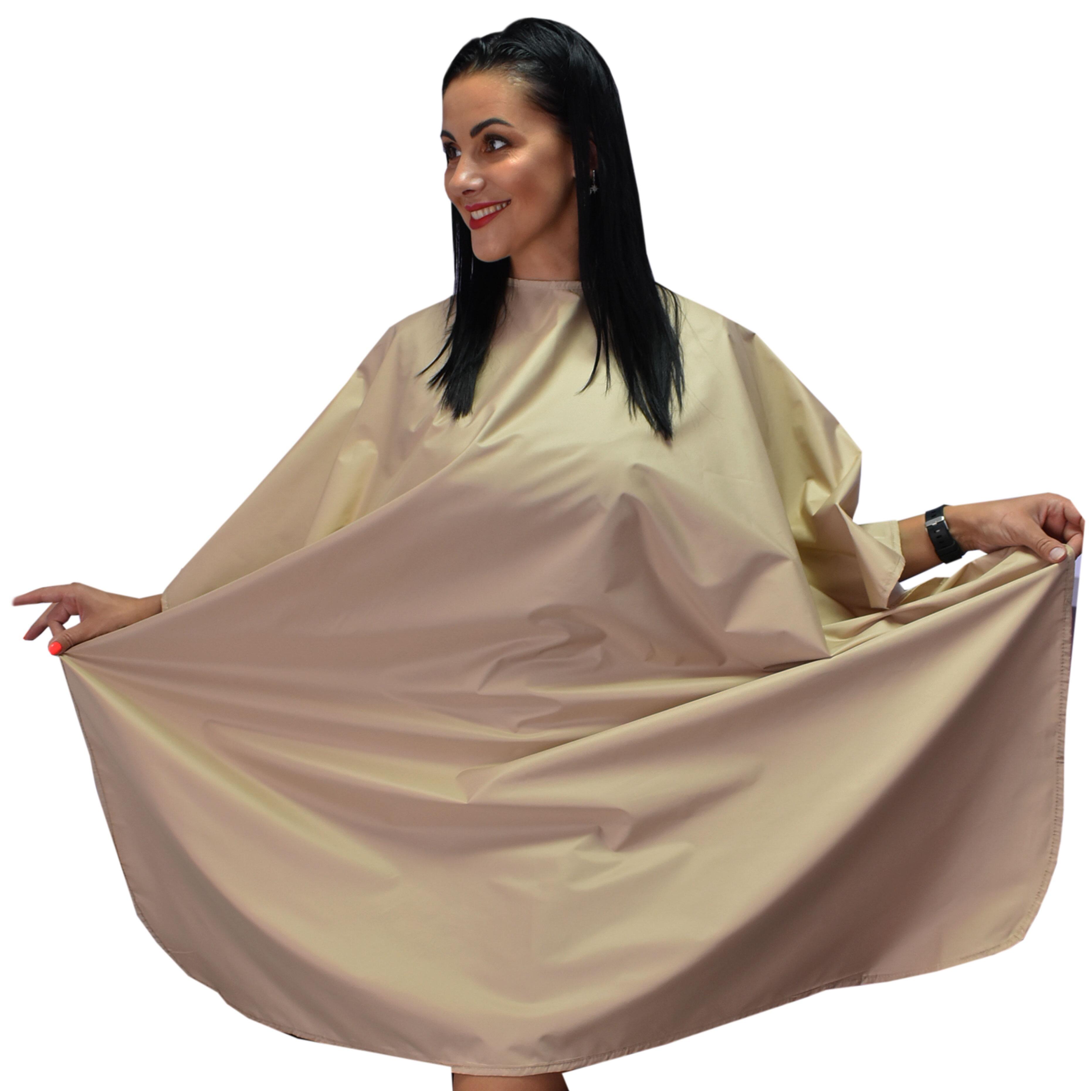Personalised Hairdressing Gown Cappuccino