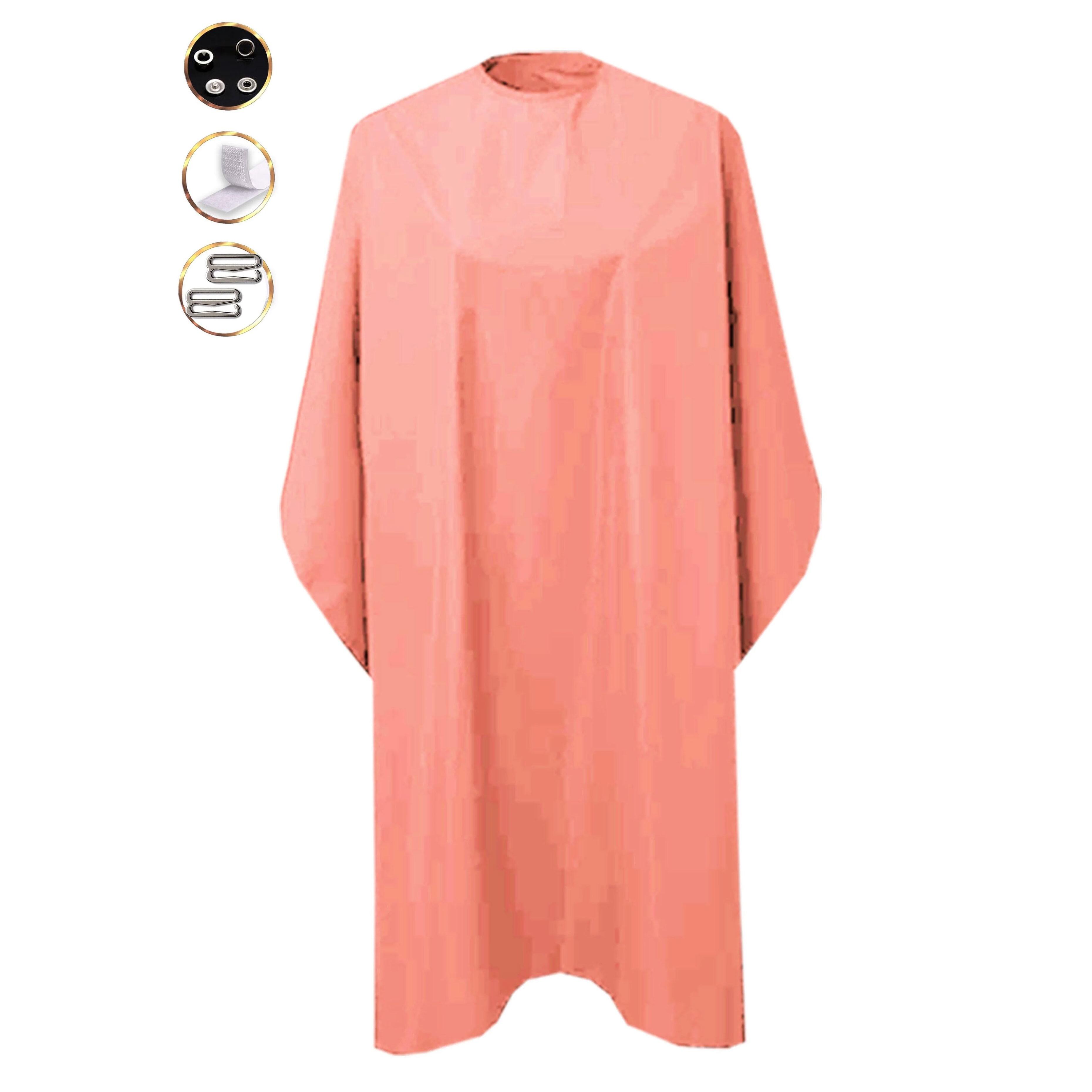 Hair Salon Cape with hand slits Peach