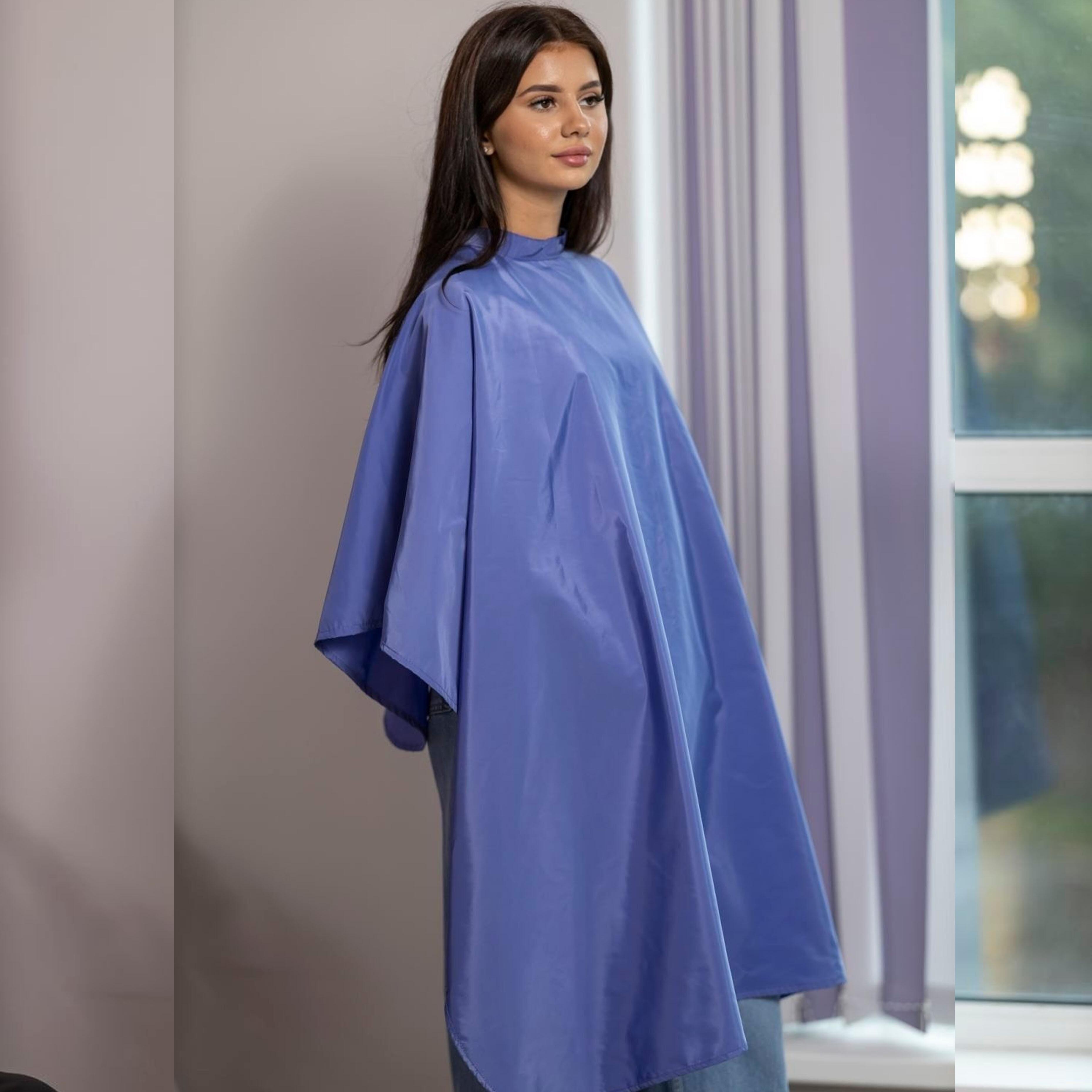 Hair salon cape denim blue Nibano