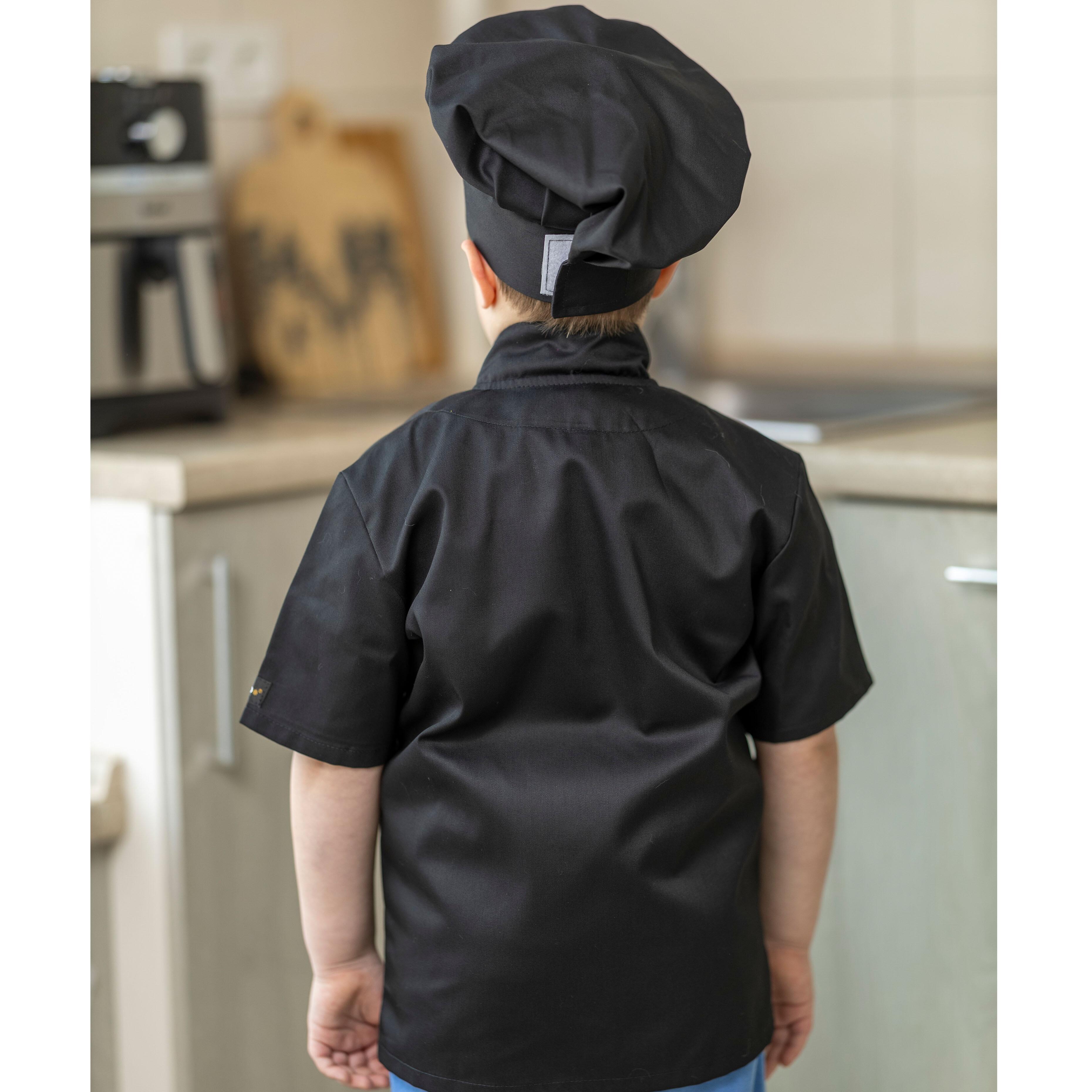 Black Chef's Jacket for kids