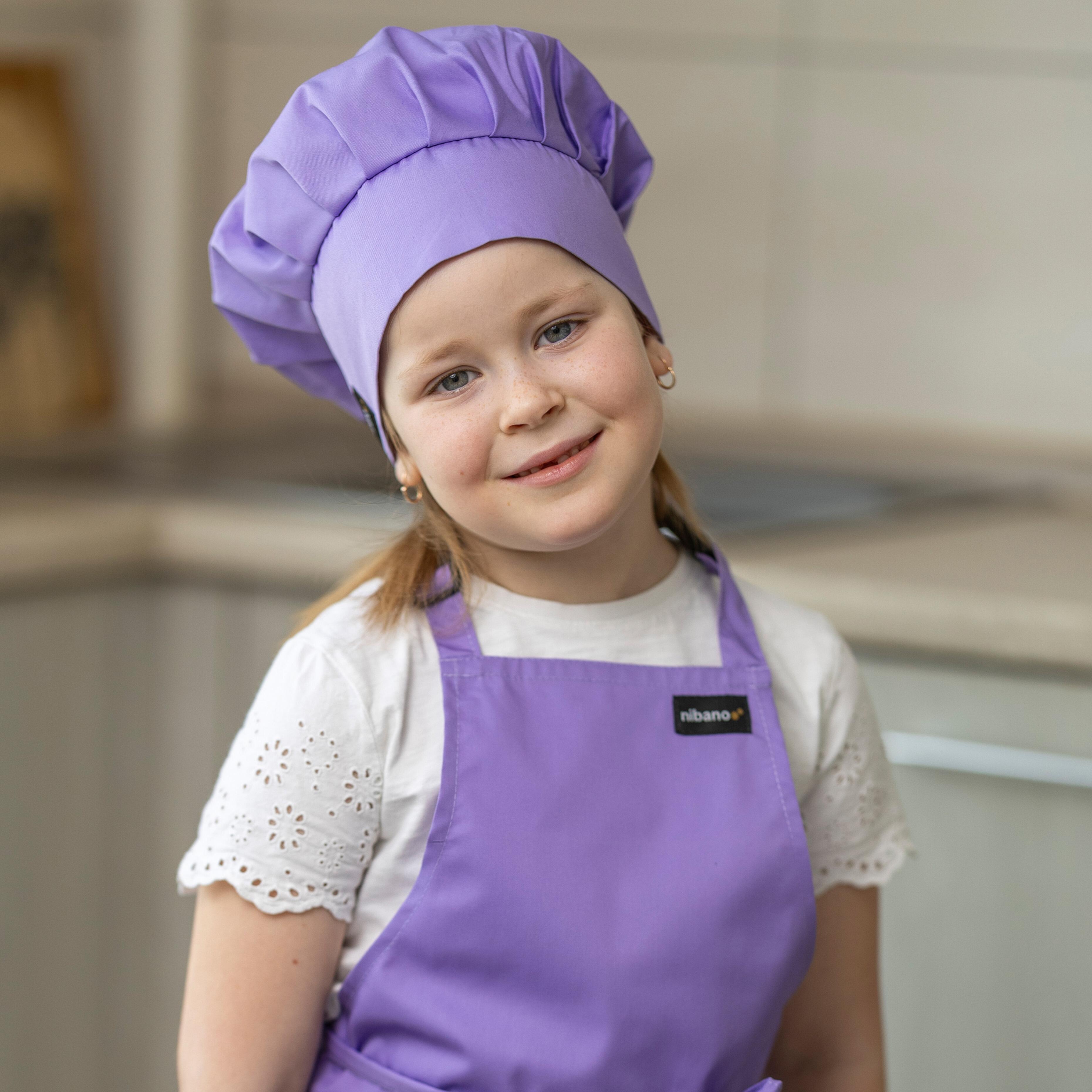 Kids Chef Hat with name Lilac