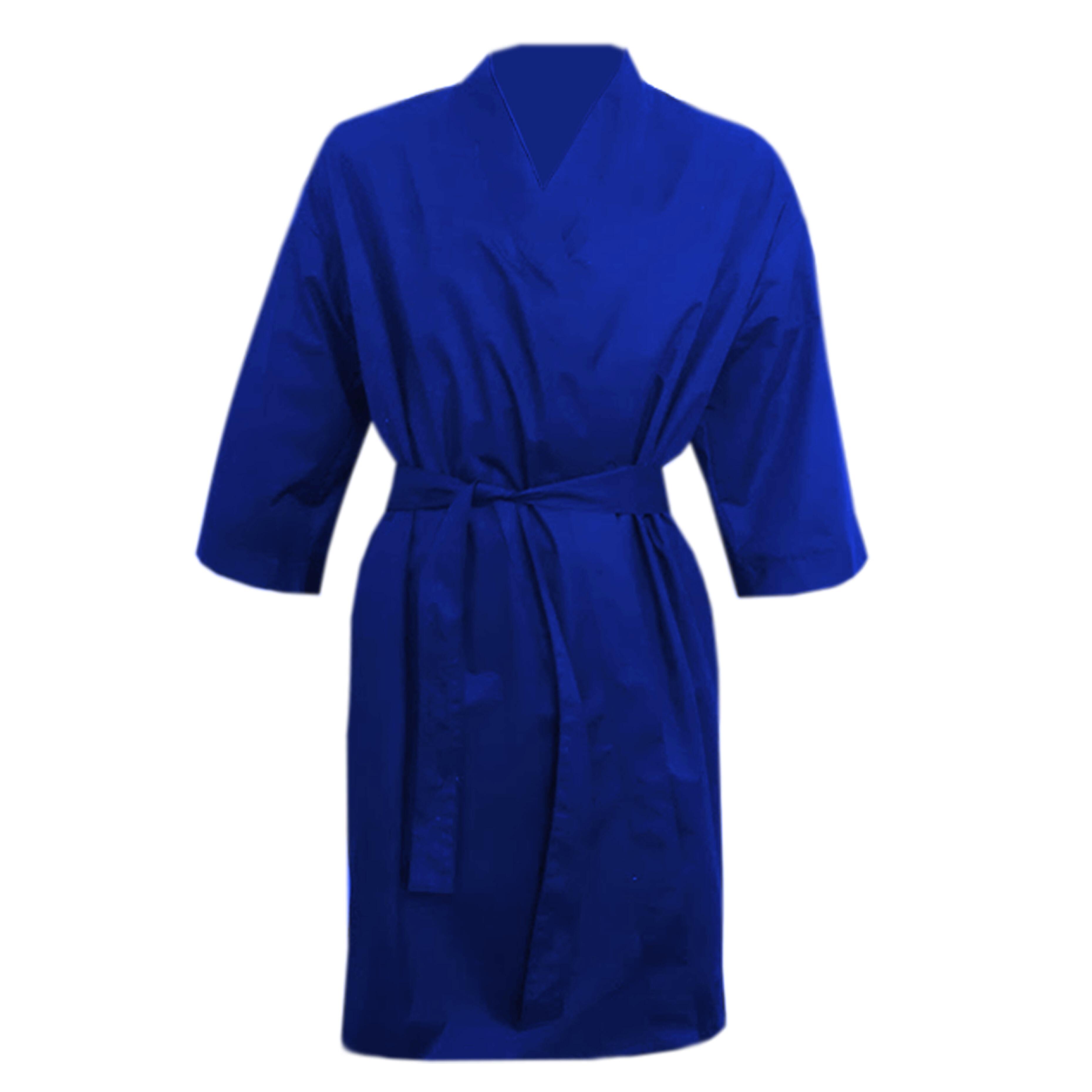 Royal Blue Salon Kids Kimono Gown Nibano