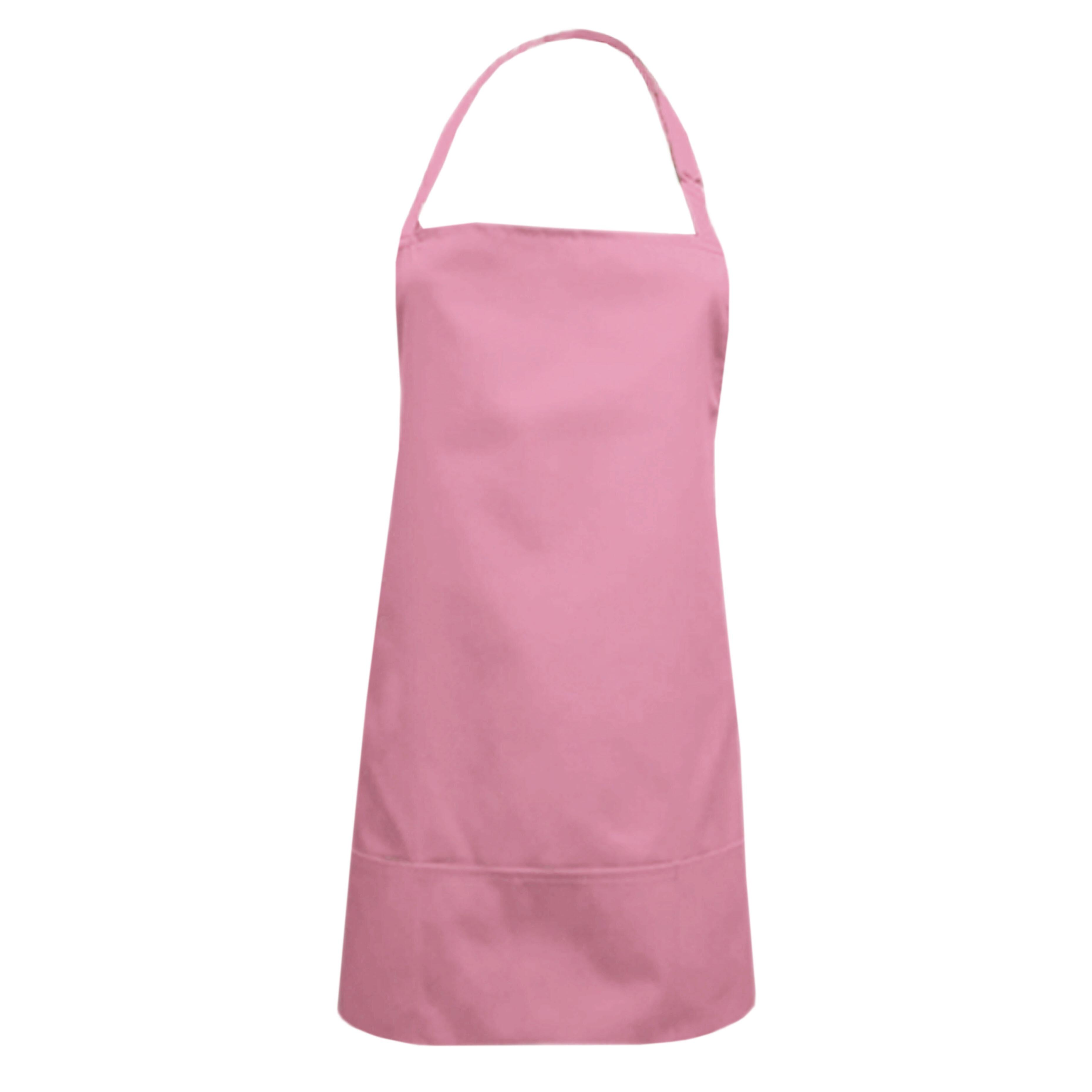Personalised short waterproof hairdressing apron Rose Gold
