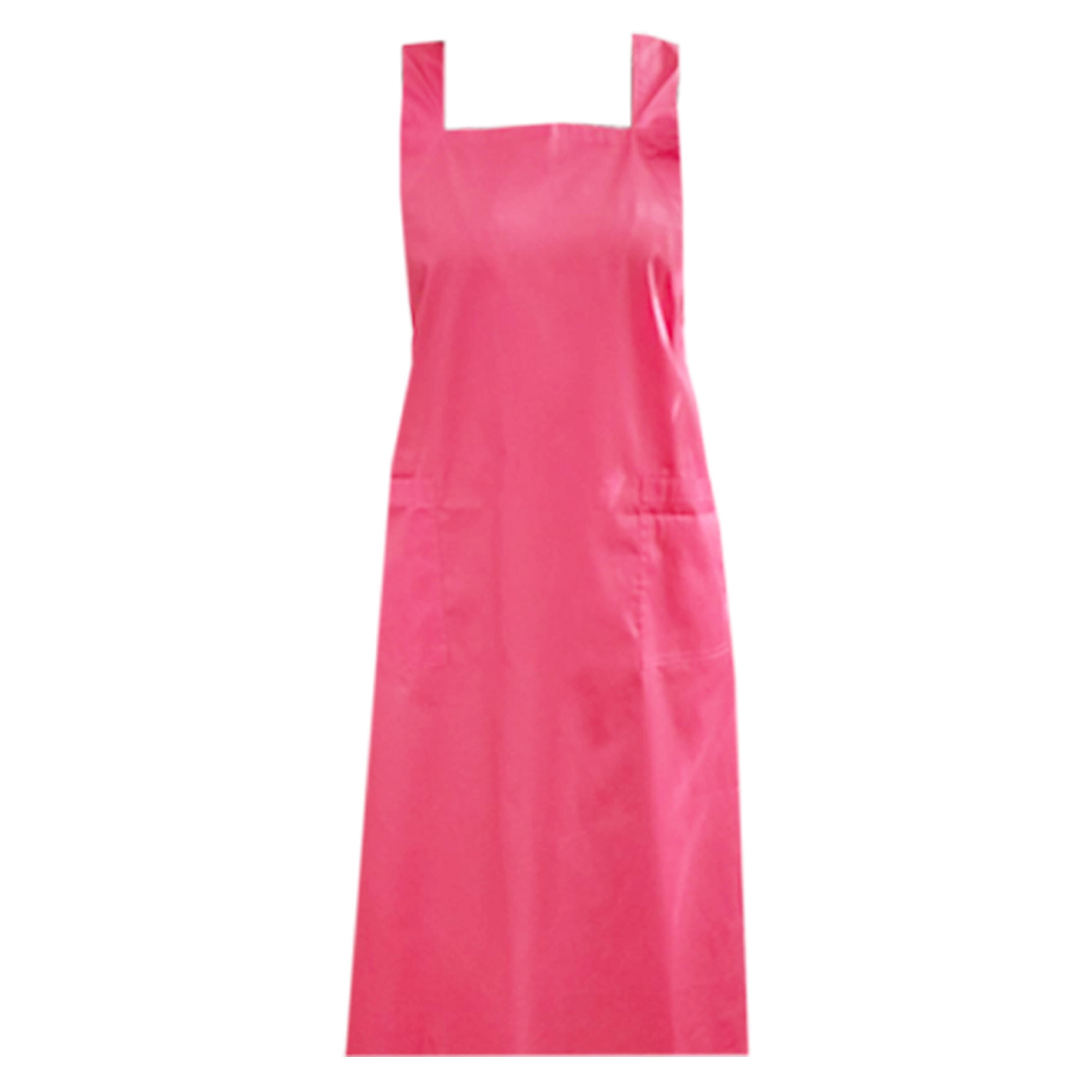 Nibano Cross Back Apron Pockets Coral
