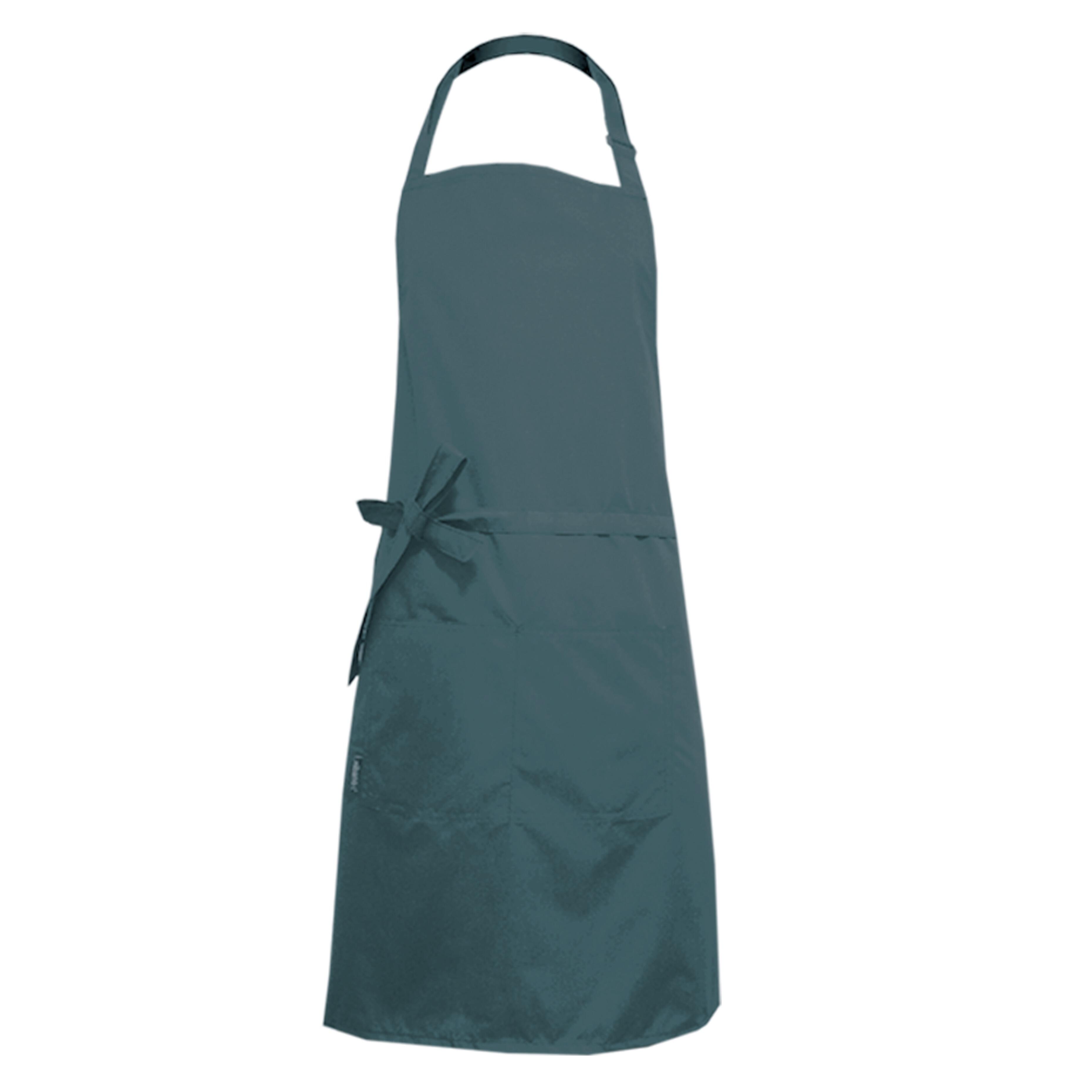Custom Waterproof Hairdressing Apron Steel Blue