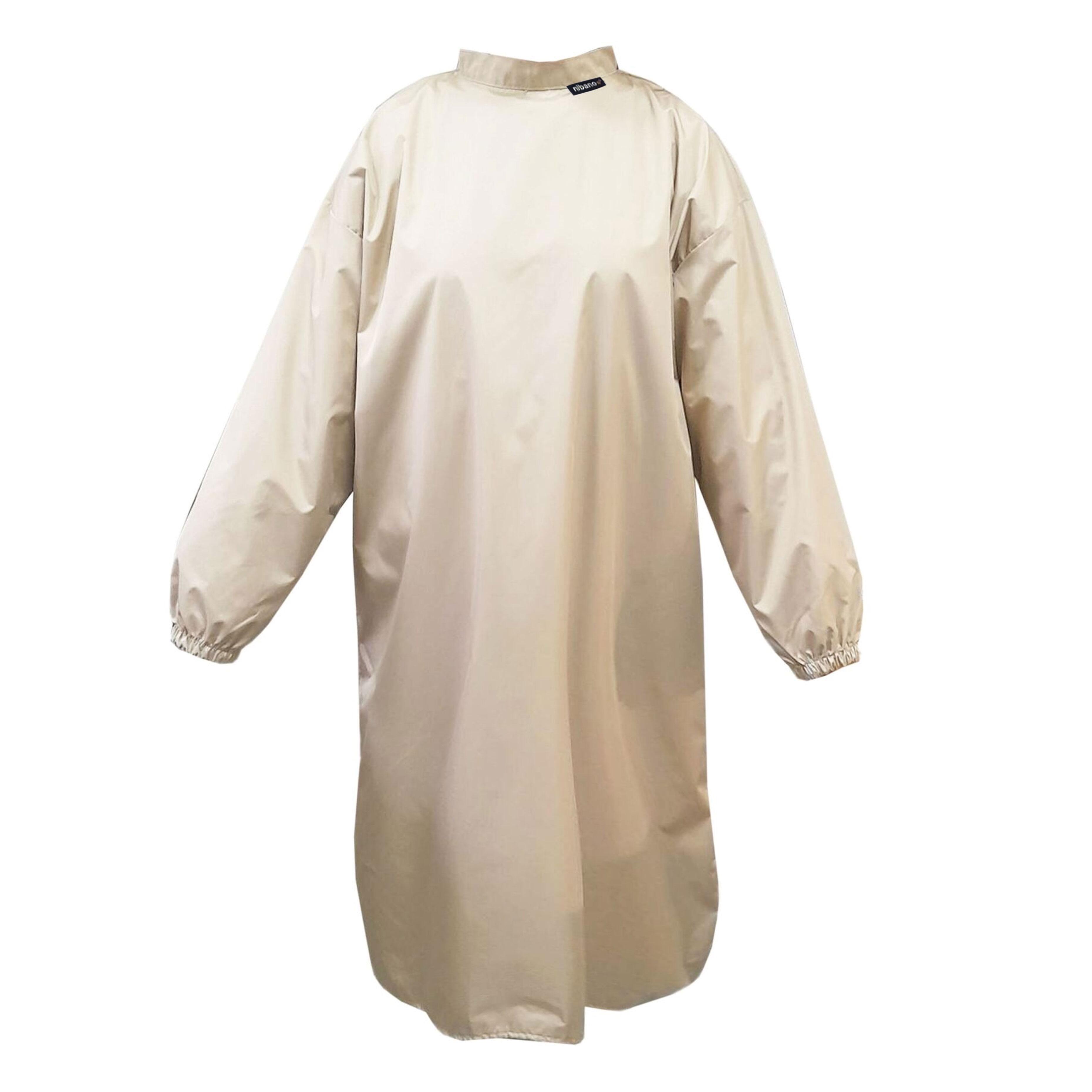 Custom Hair Salon Cape With Sleeves Cream