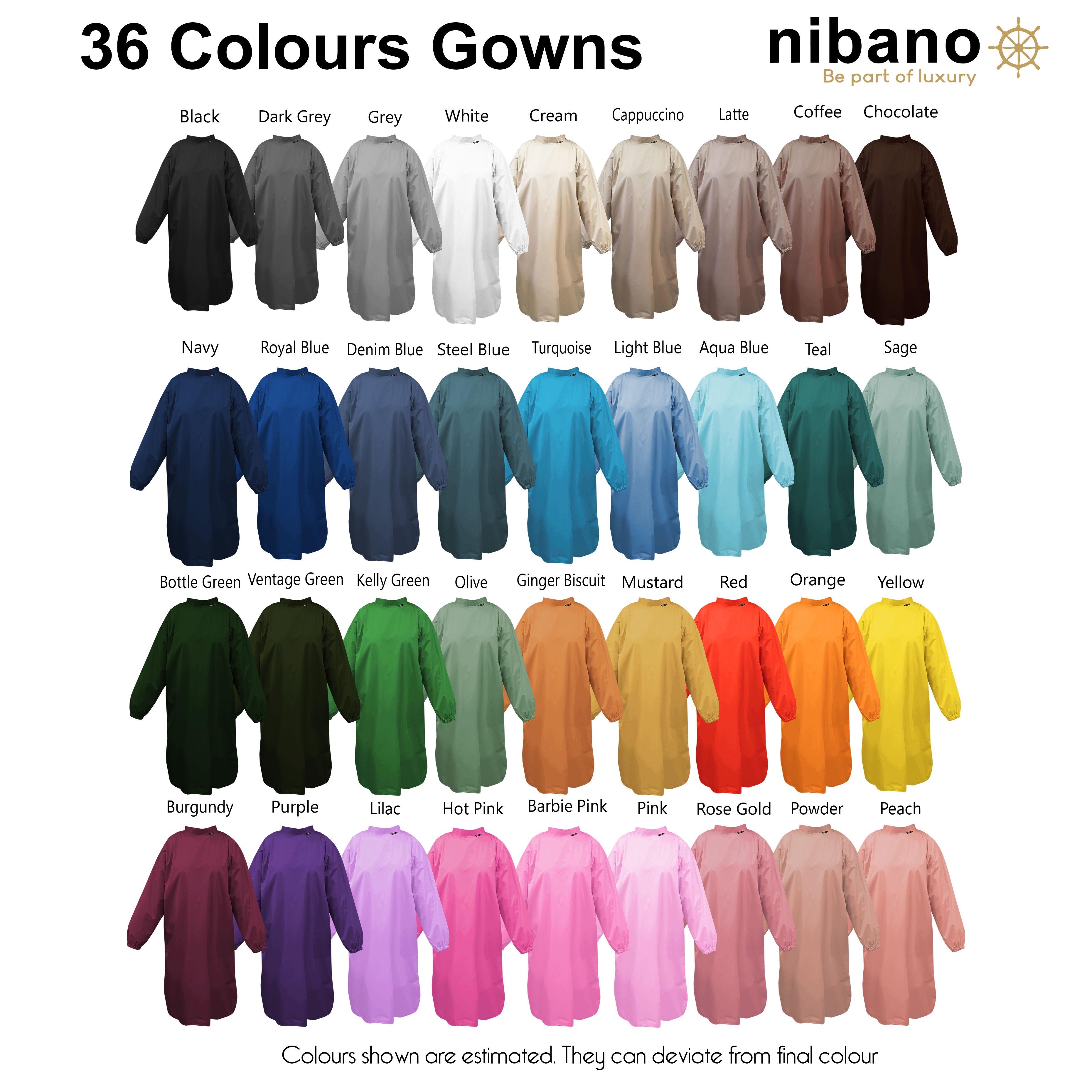 Waterproof Hair Salon Cape With Sleeves Hot Pink