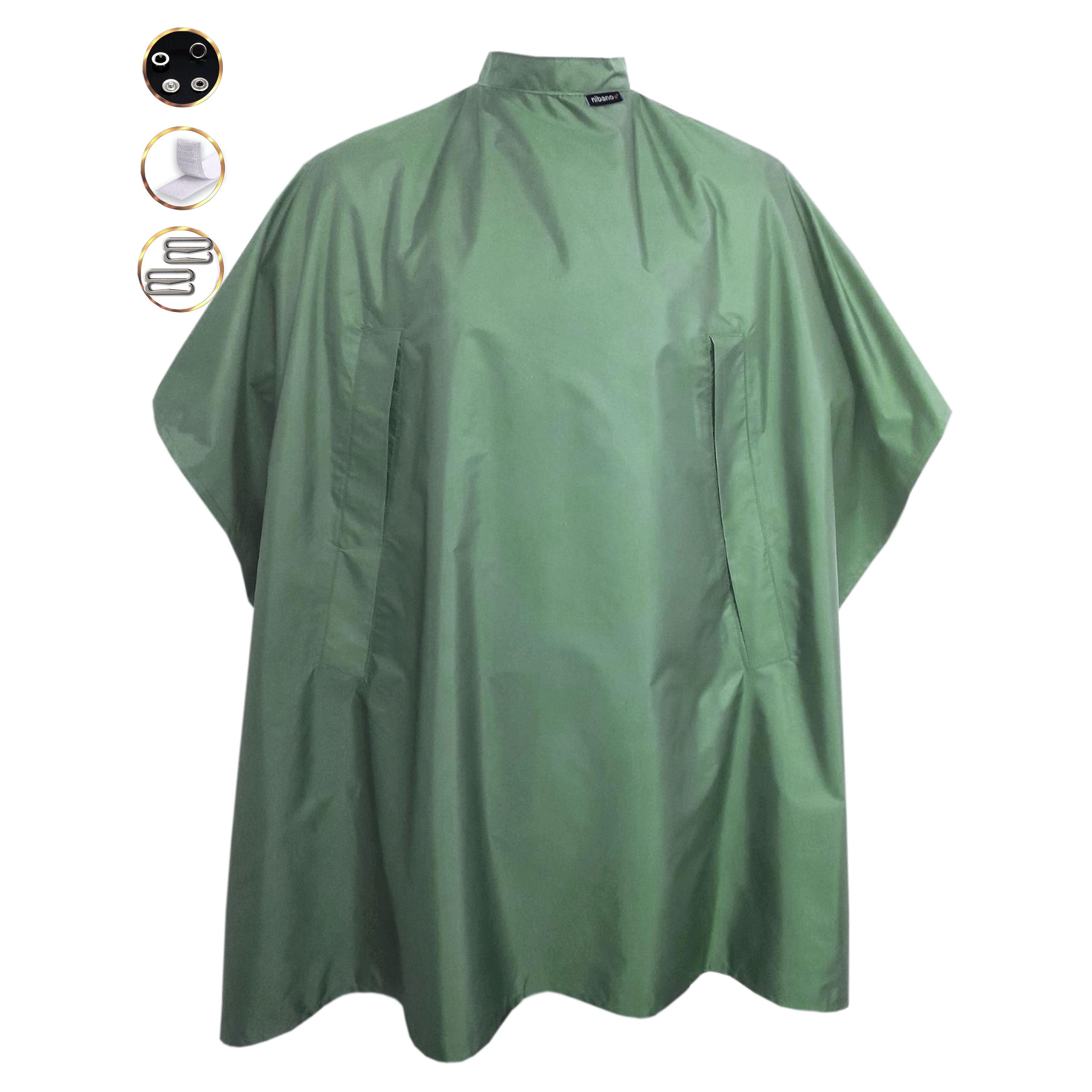 Nibano Hairdressing gowns olive with hand slits