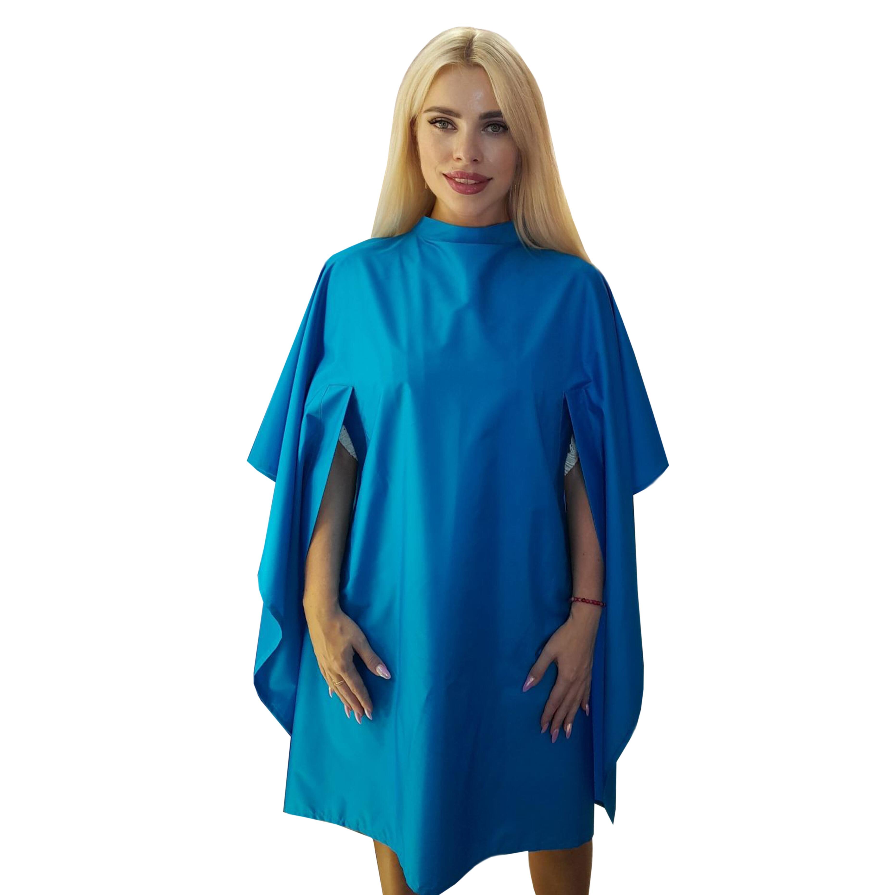 Waterproof Turquoise salon cape