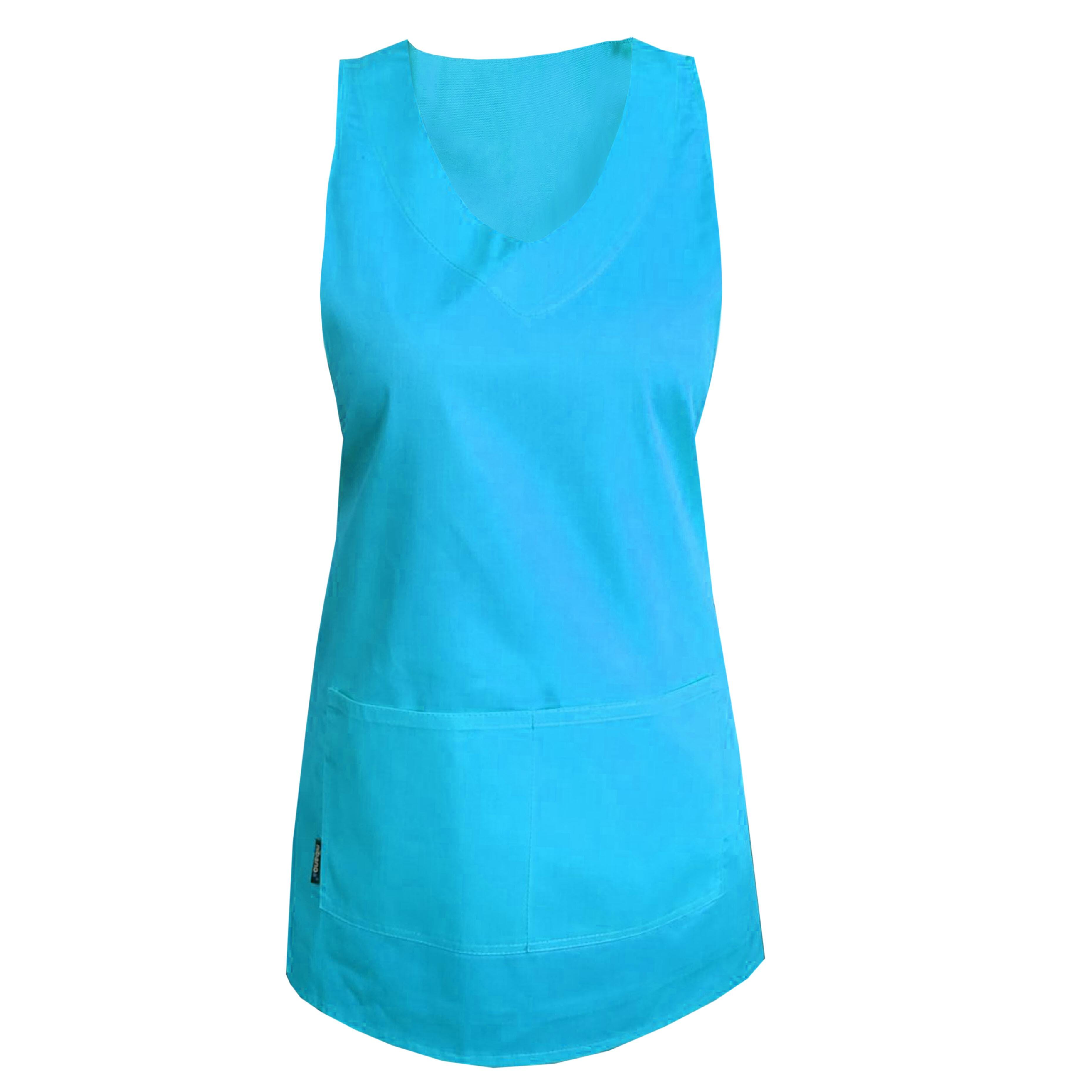 Custom Wrap Around Apron Turquoise