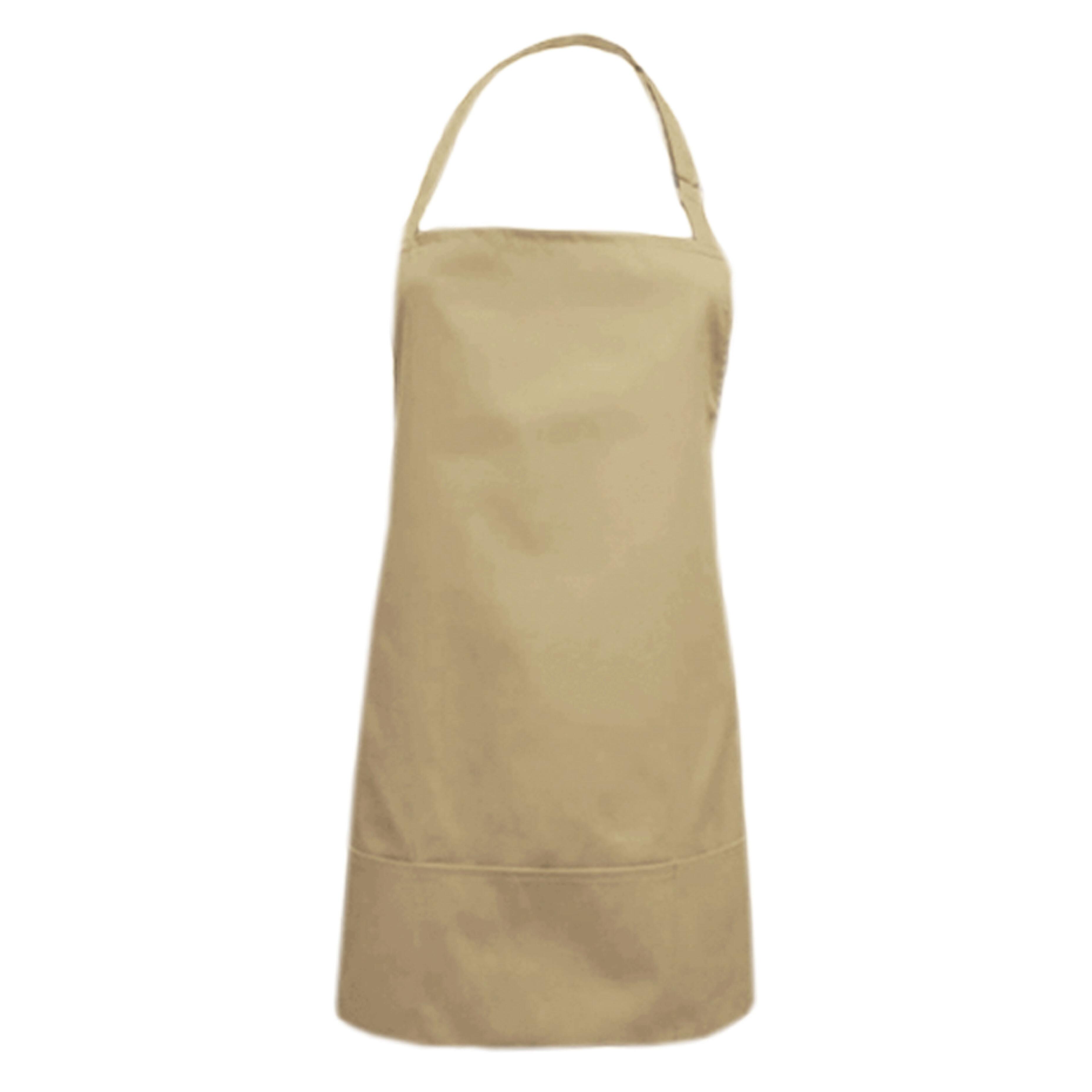 Short waterproof hairdressing apron Cappuccino Nibano