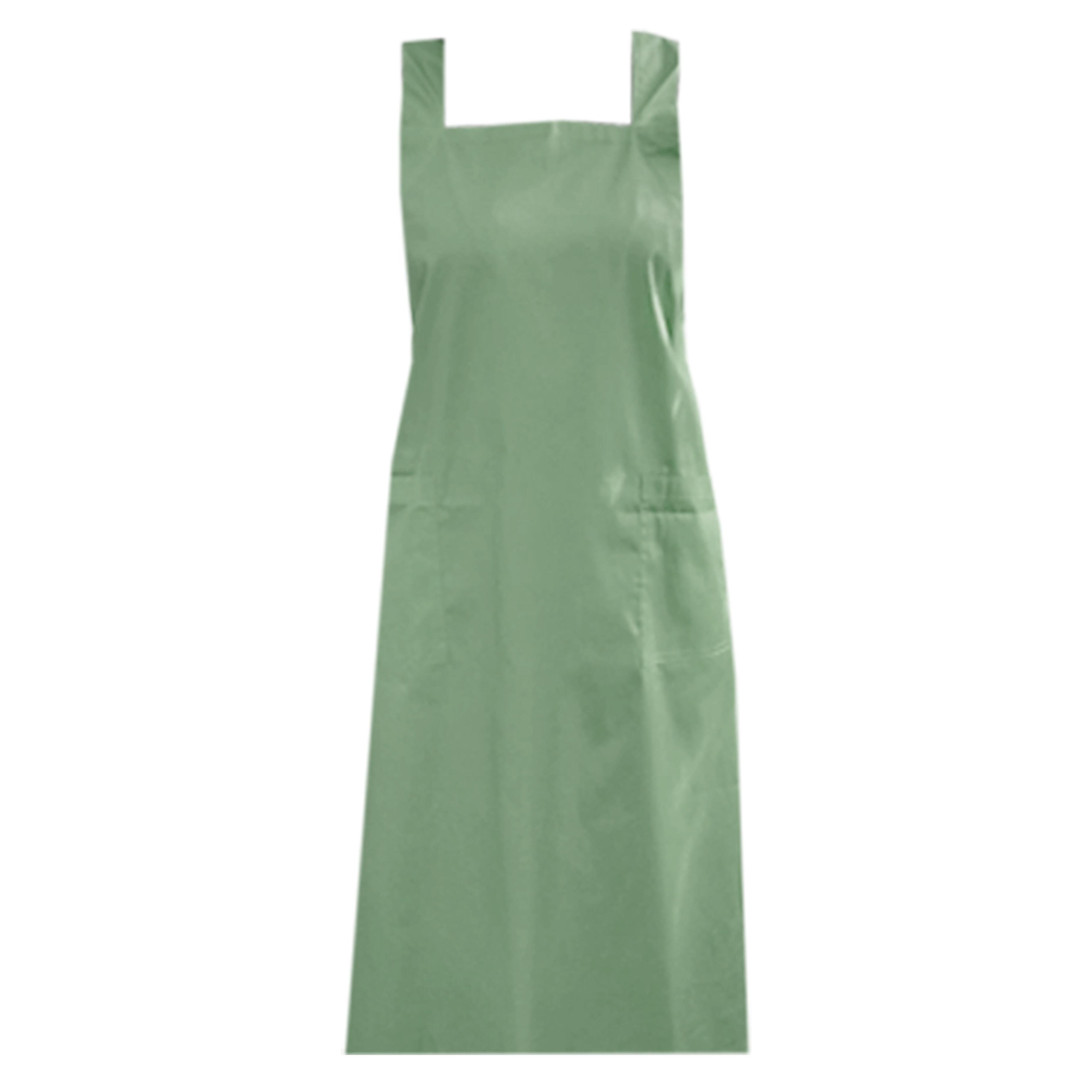 Personalised Cross Back Apron Pockets Olive